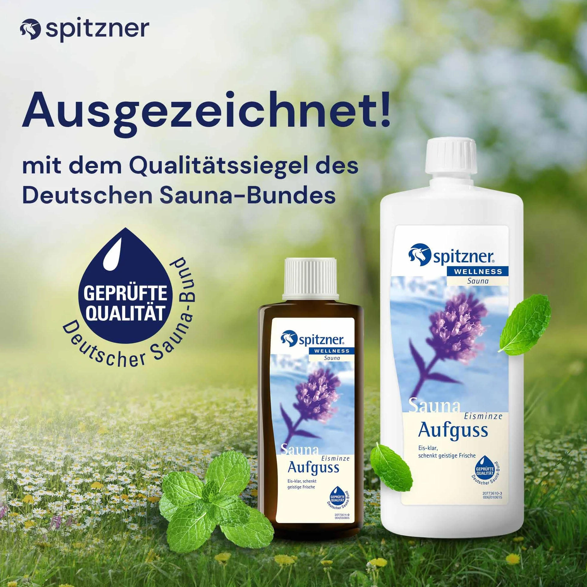 Spitzner Napar do sauny z mięty lodowej, miętowo-chłodny, 1000 ml – naturalny koncentrat do sauny wellness