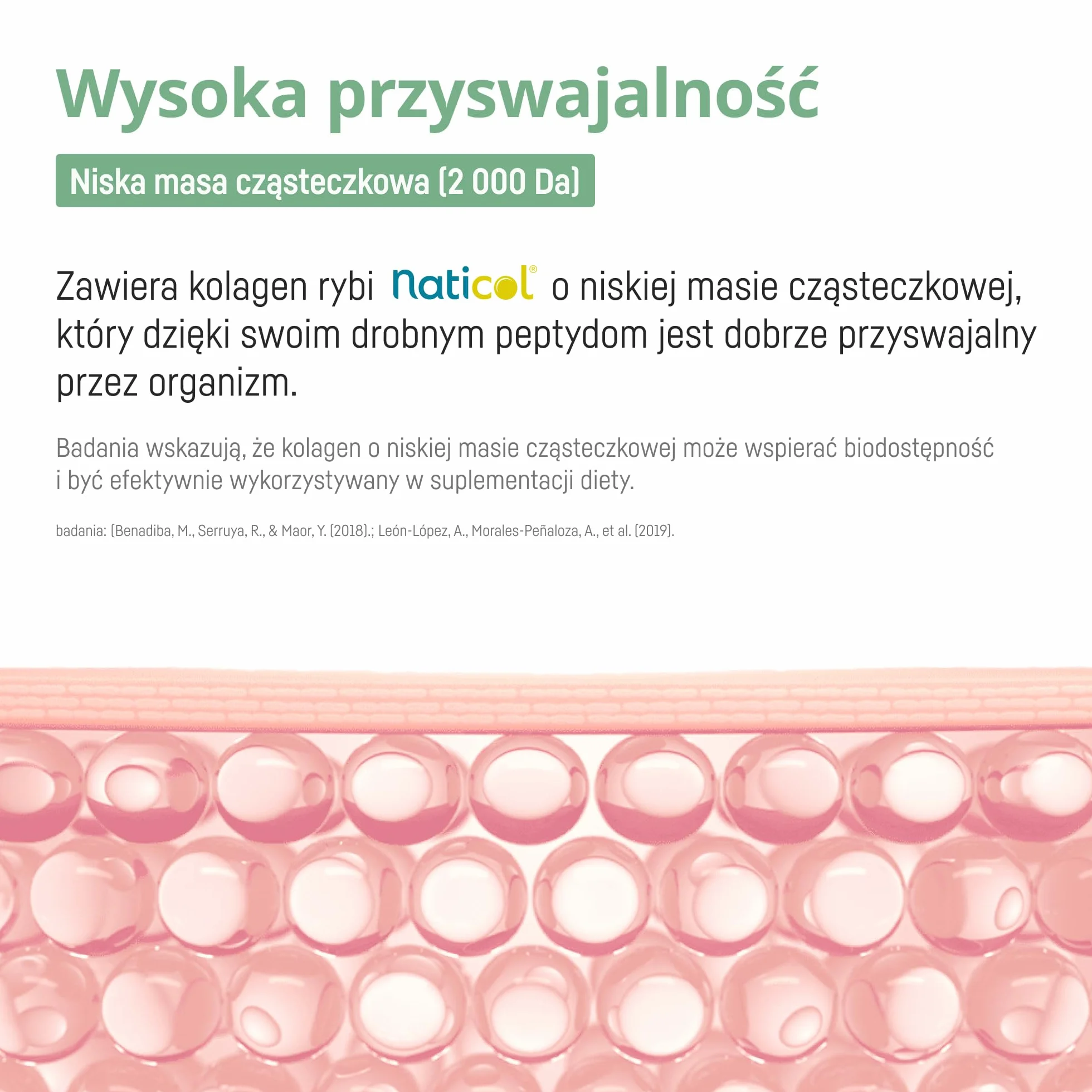 Kolagen morski hydrolizowany w proszku z witaminą C – Naticol 5000 mg, peptydy 2000 Dalton – Typ I i III – Czysty, bez smaku – Hi Collagen (30 porcji, 1 miesiąc)