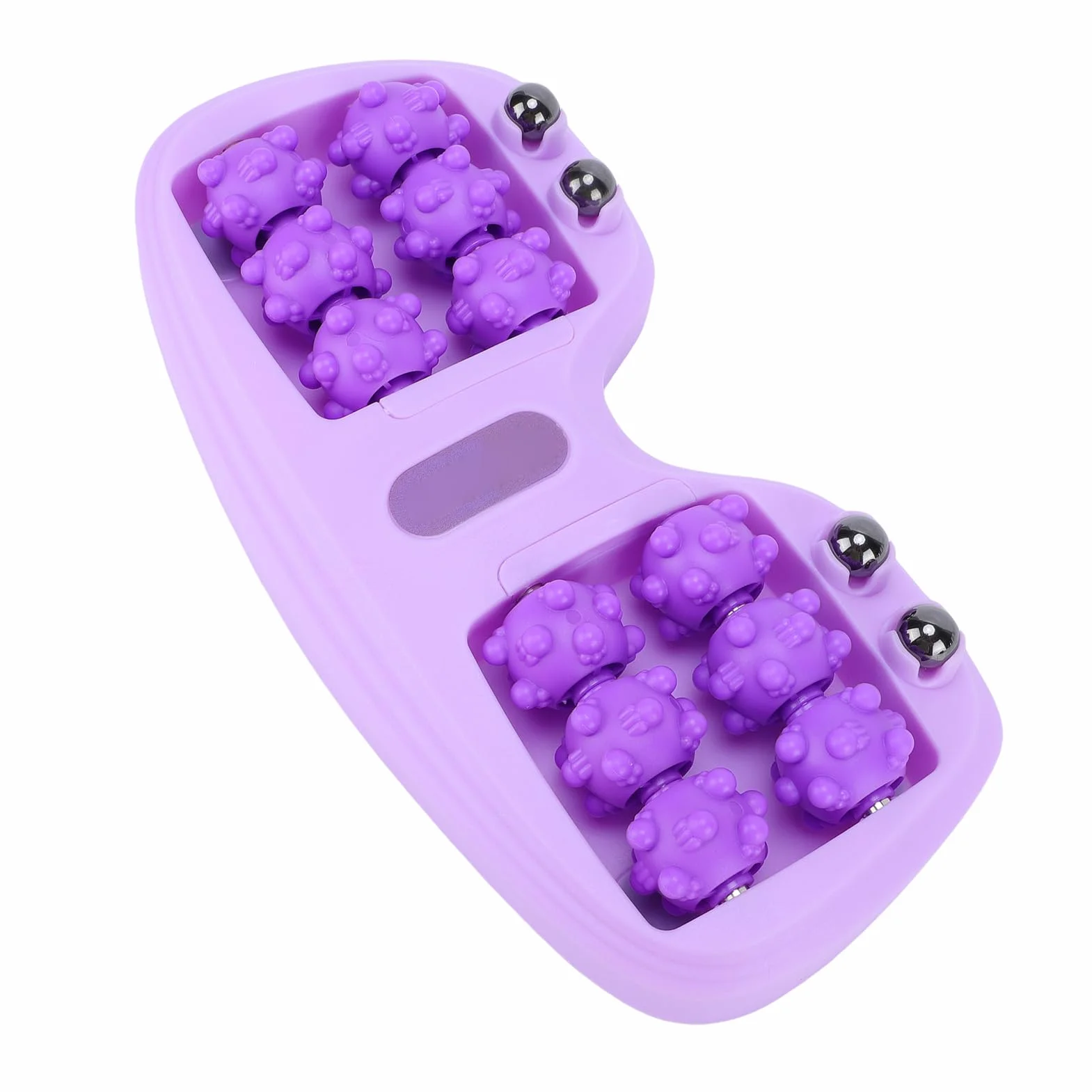Cocoarm Masażer Stóp Wałek, Przenośne Narzędzie do Refleksologii z Profesjonalnie Zaprojektowanymi Wałkami do Domu, Biura i Podróży (PURPLE)