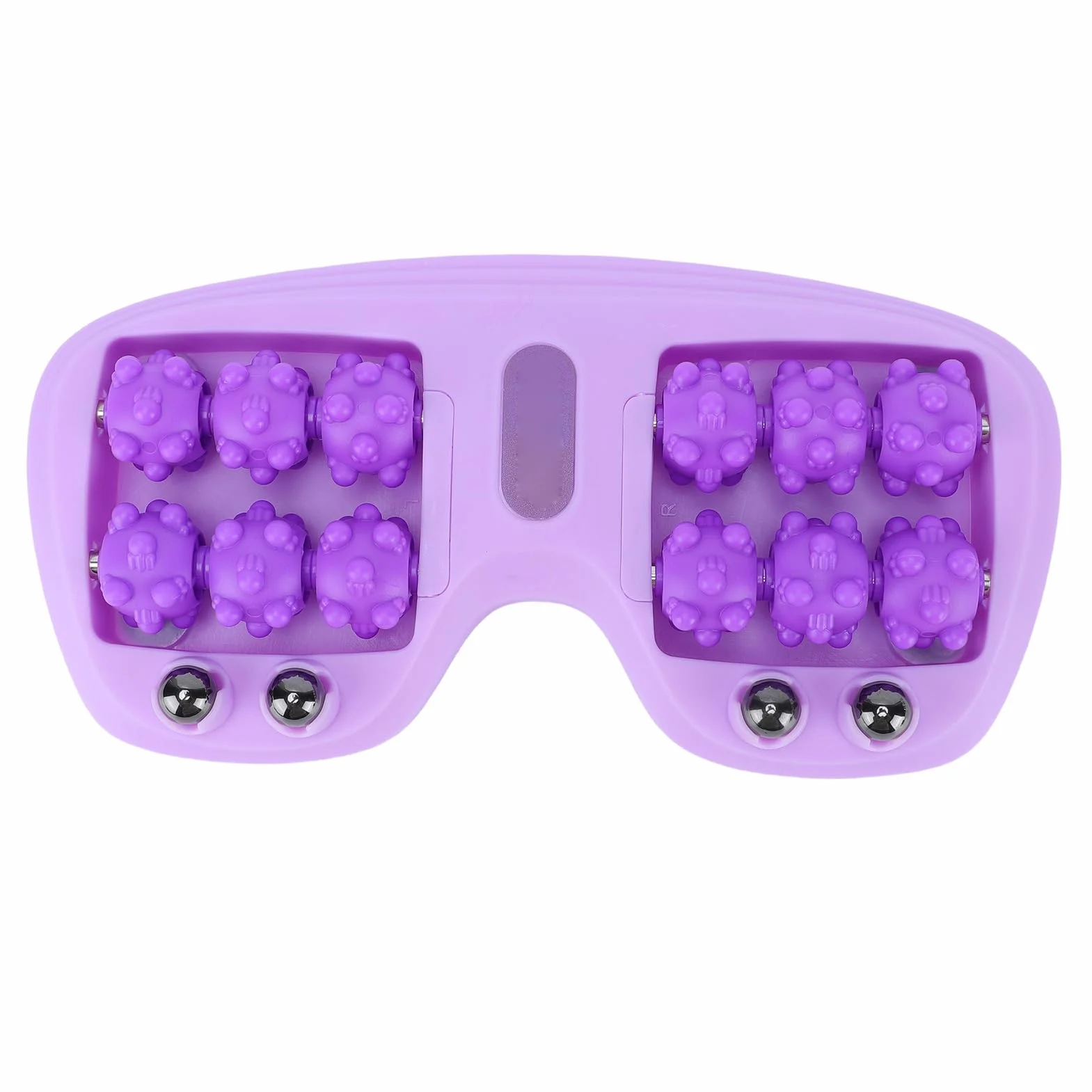 Cocoarm Masażer Stóp Wałek, Przenośne Narzędzie do Refleksologii z Profesjonalnie Zaprojektowanymi Wałkami do Domu, Biura i Podróży (PURPLE)