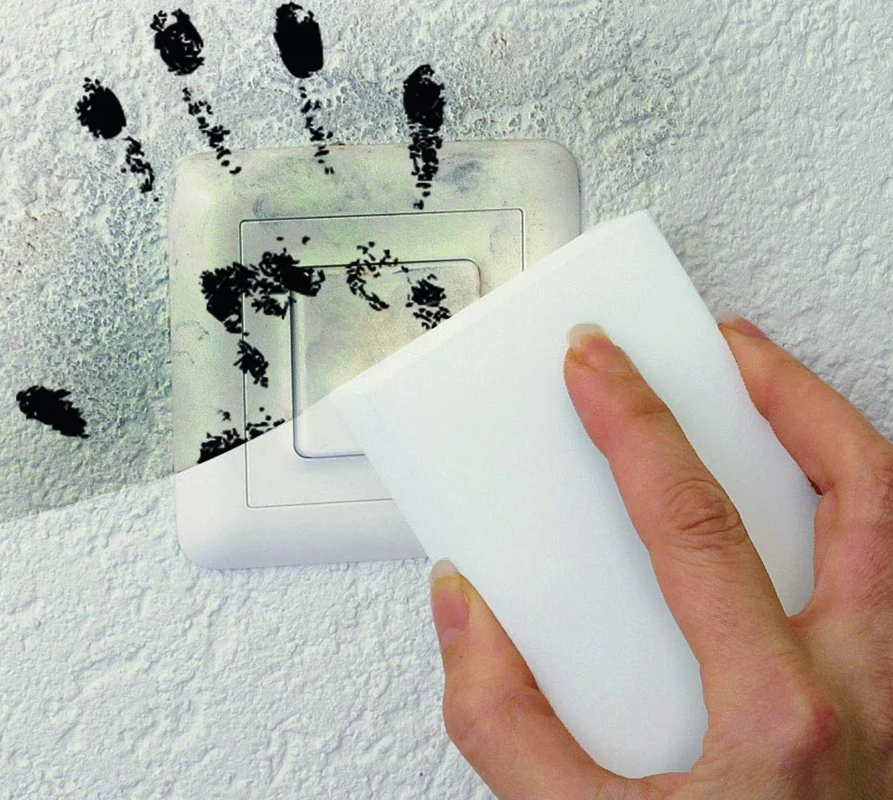 Scotch-Brite Magic Easy Eraser Gąbka, 6 sztuk - usuwa różne plamy i ślady bez chemikaliów