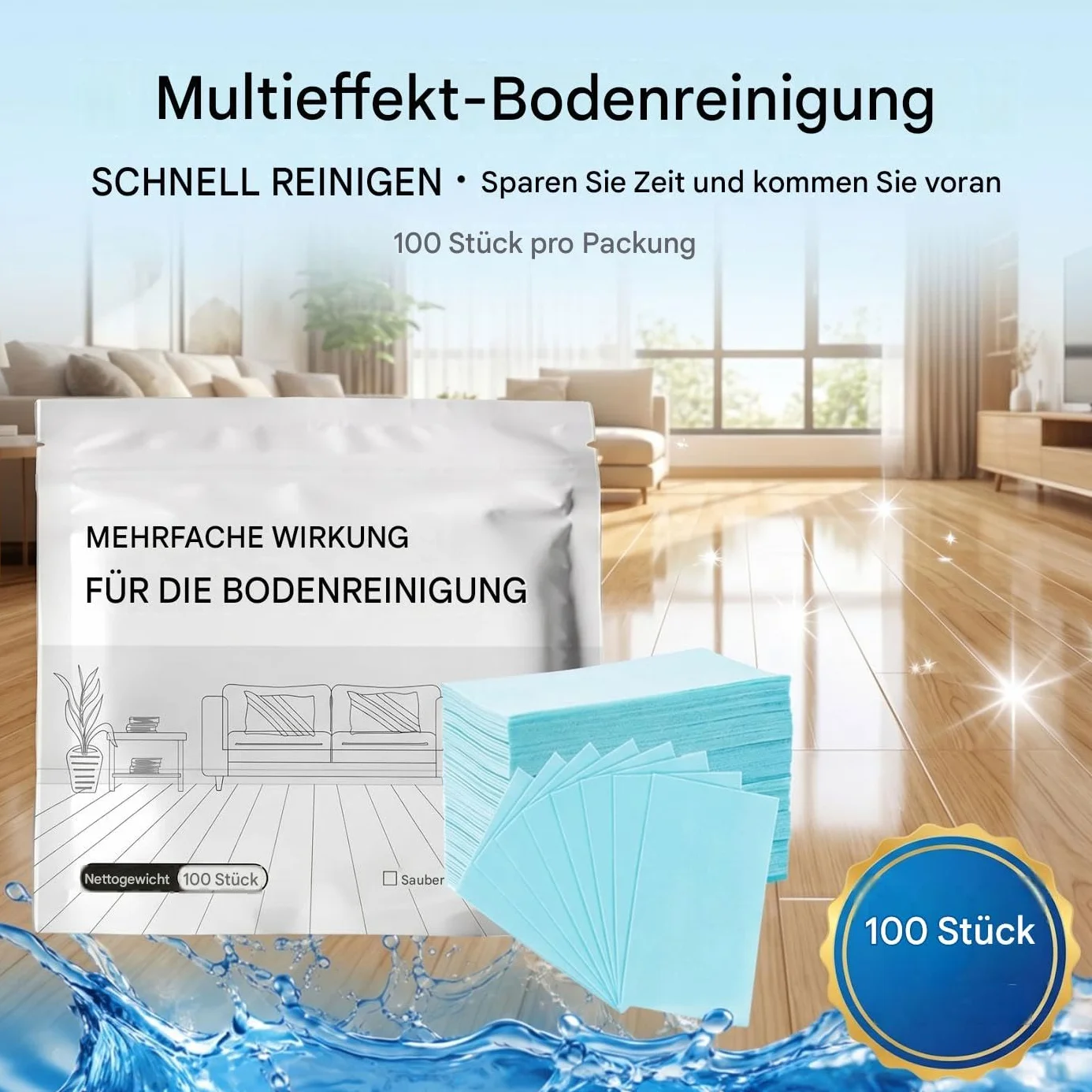 Tabletki do czyszczenia podłóg Multi-Surface, 2 pudełka