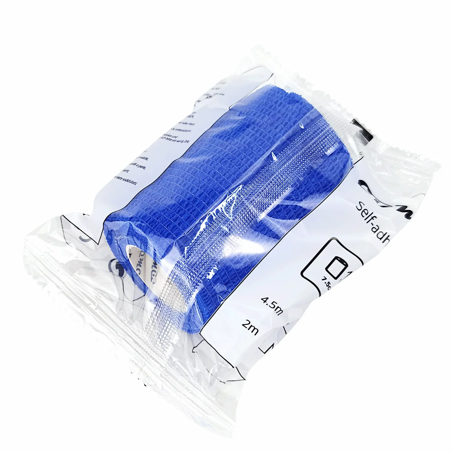 Klejnot bandaż 7,5 cm 3 sztuki samoprzylepny bandaż węglowy Athletic Tape alleray plaster plaster plaster wodoodporny elastyczny bandaż na plaster niebieski