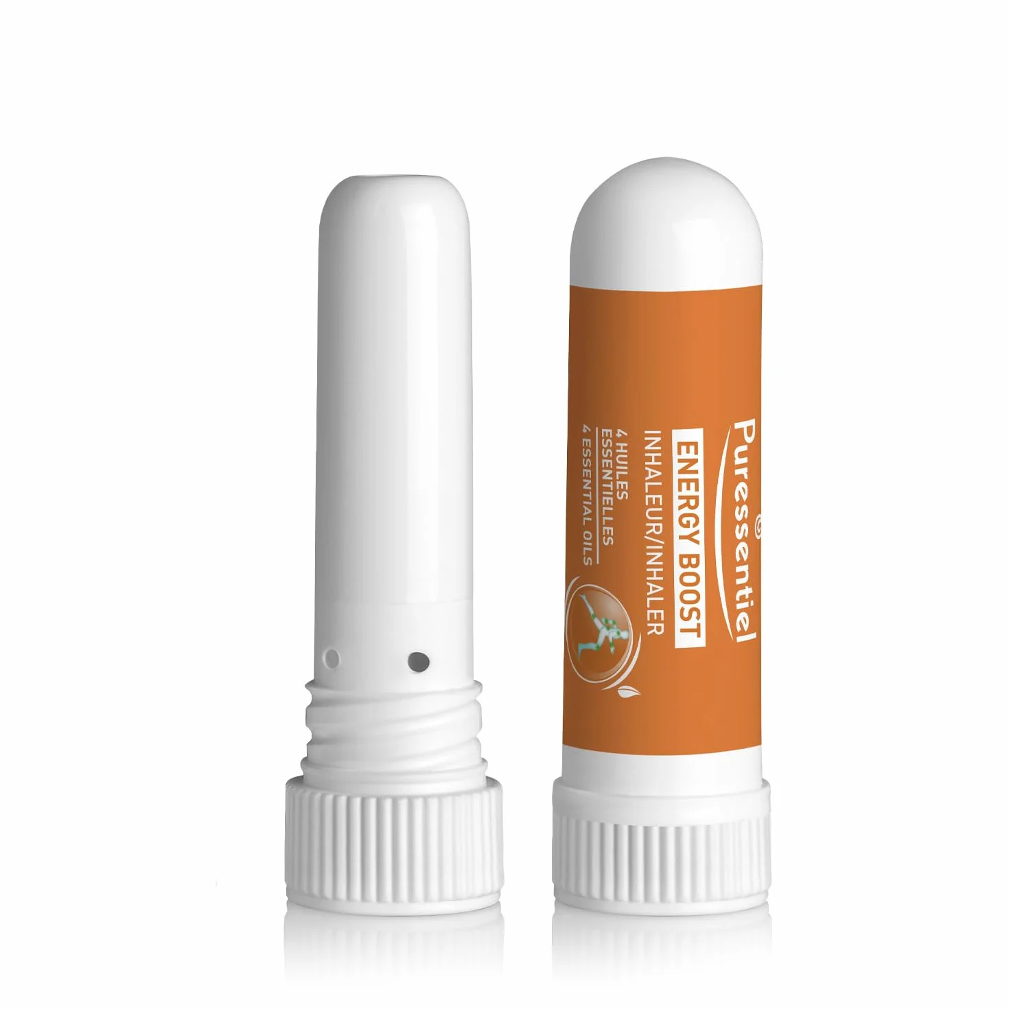 Puressentiel – inhalator dla stawów i mięśni – Energy Boost z 4 olejkami eterycznymi – naturalne wzmocnienie – napięcie fizyczne i psychiczne – 1 ml