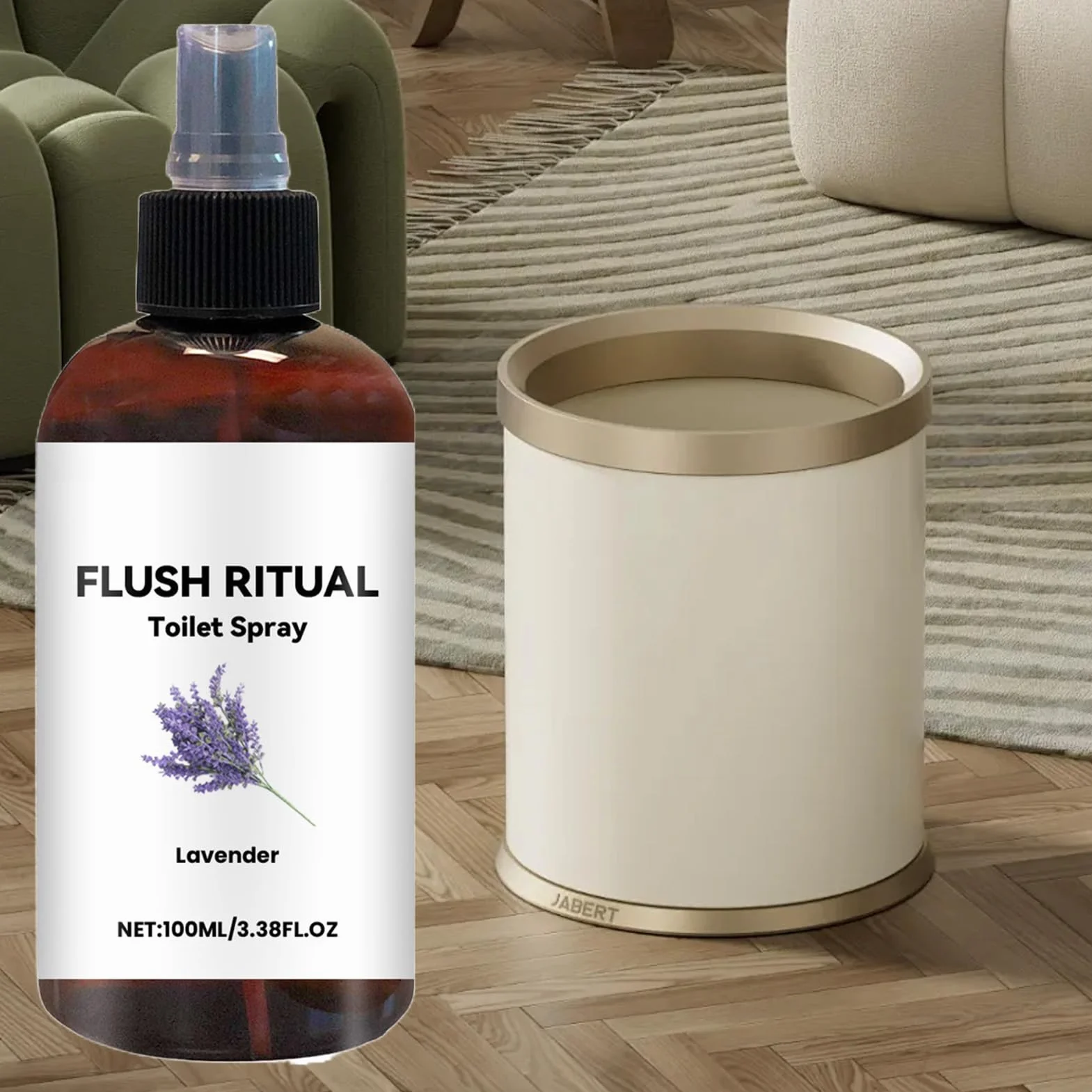 ?wie?y spray do toalet o zapachu lawendy – kompaktowa konstrukcja, równomierne rozprowadzanie – nadaje si? do u?ytku rodzinnego, ró?ne powierzchnie, ?wie?o?? pomieszczenia