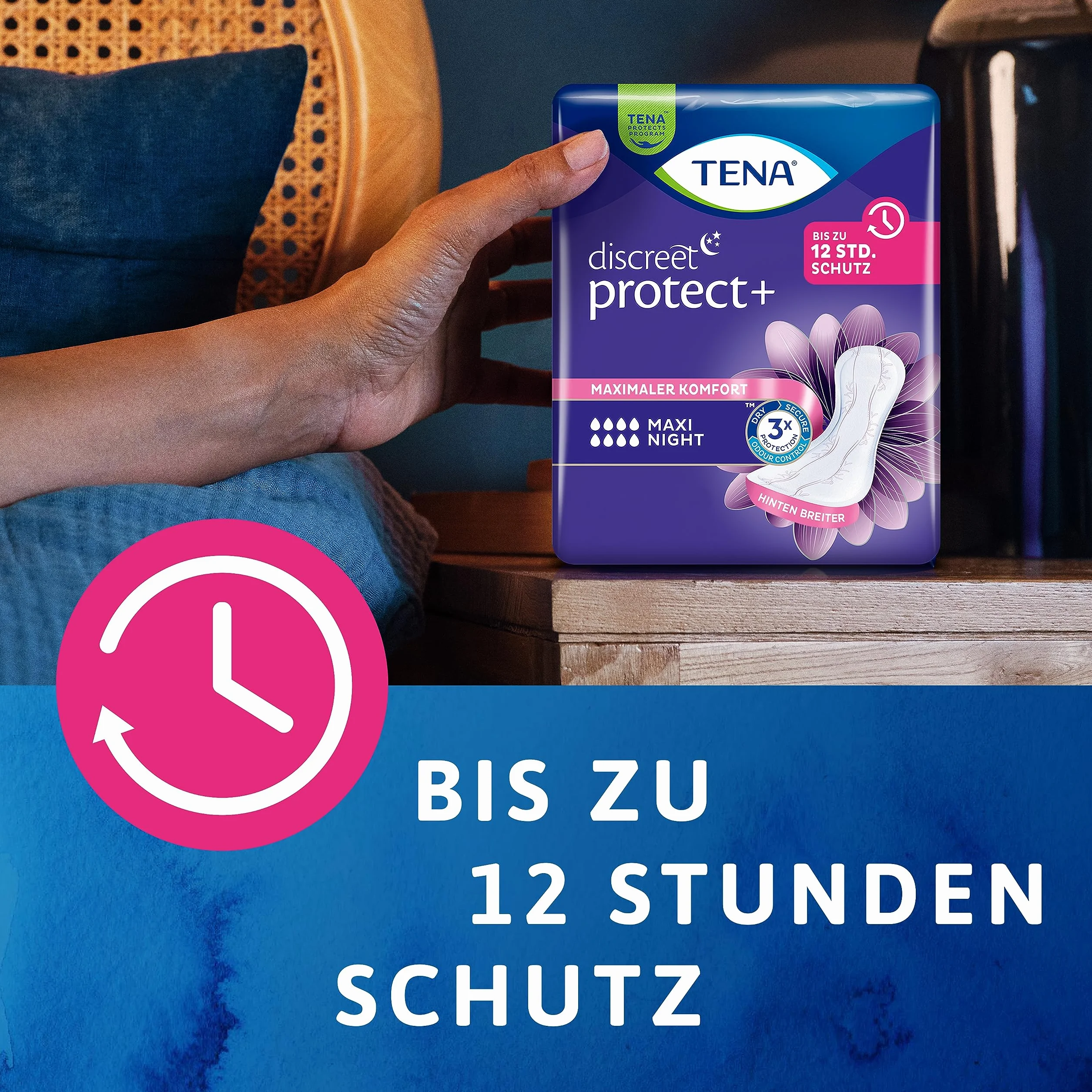 Tena 7322540892703 Podpaski, Maxi Night, 48 Sztuk