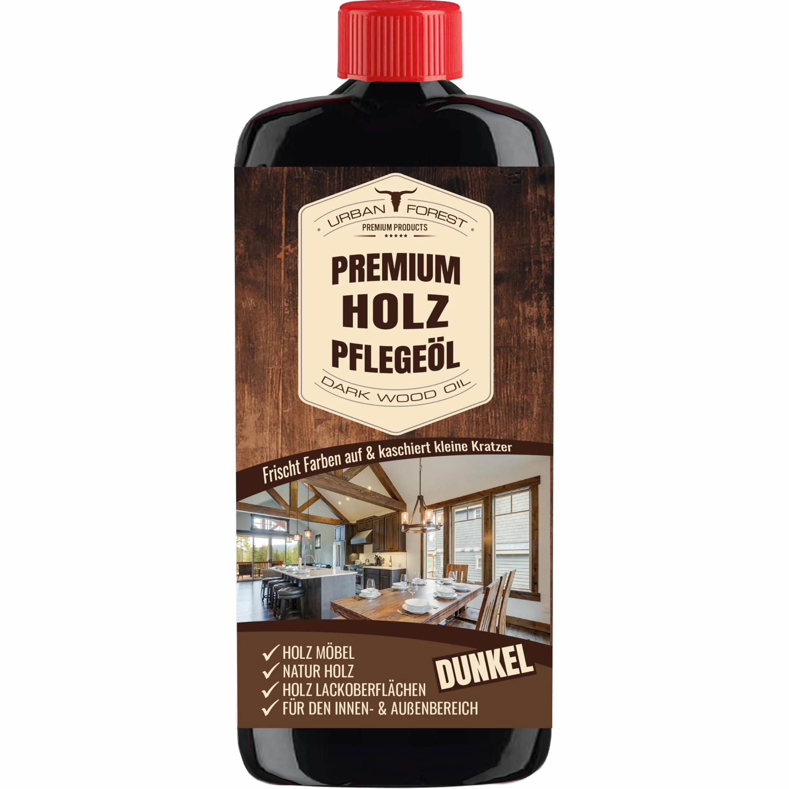 Urban Forest Olej do drewna ciemna do mebli pielęgnacja drewna premium