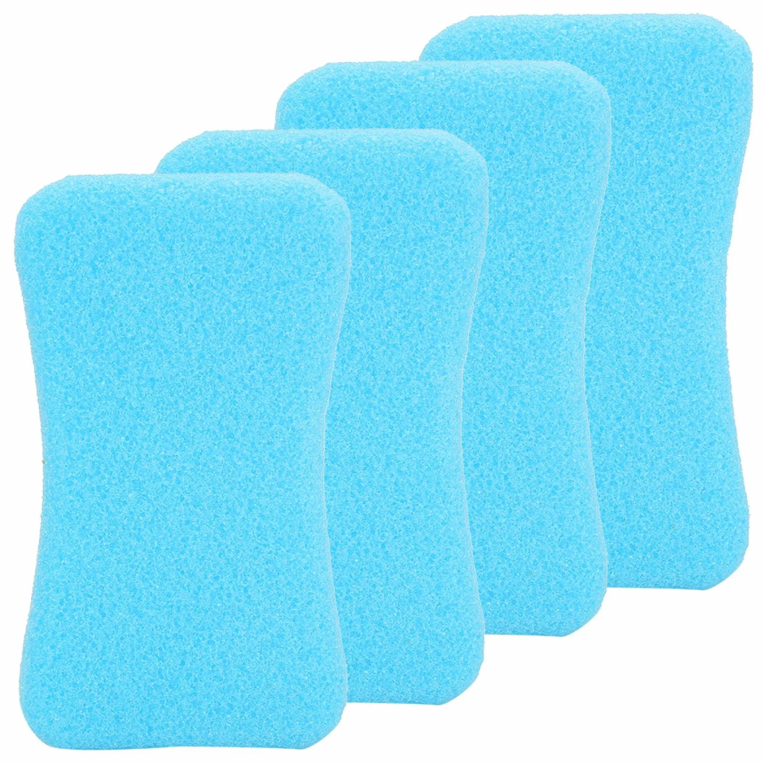 Pumeks do stóp 4 sztuki Peeling kamienia usuwanie kalusa twardej skóry Pedicure Scrubber niebieski