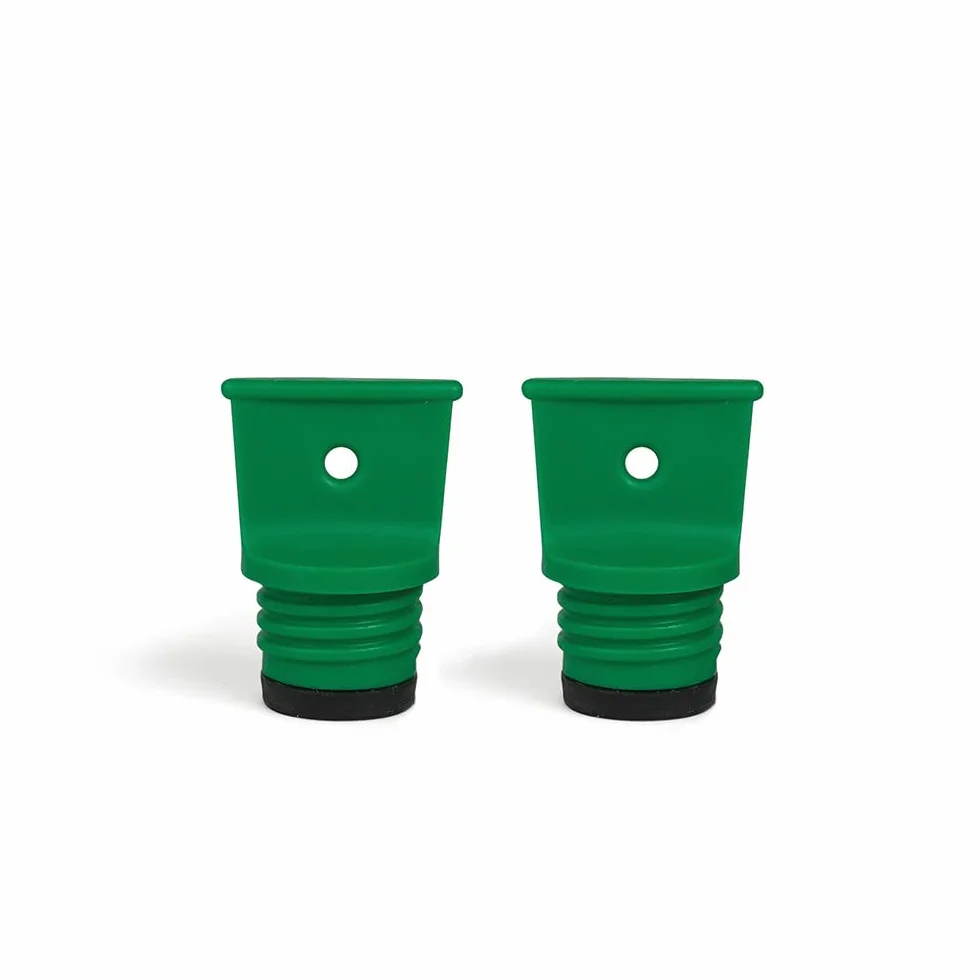 GRÜNSPECHT Zapasowe zatyczki do termoforu, tylko do termoforów w kolorze ciemnozielonym, Ø 23 mm, 2 sztuki (648-00)