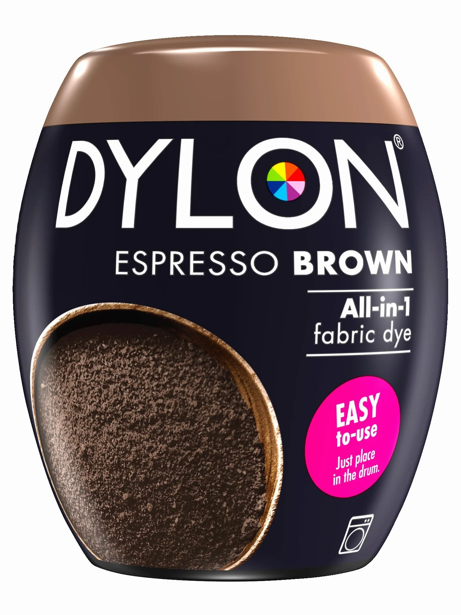 New Dylon 350 g espresso brązowy barwnik maszynowy w kapsułkach 3 szt