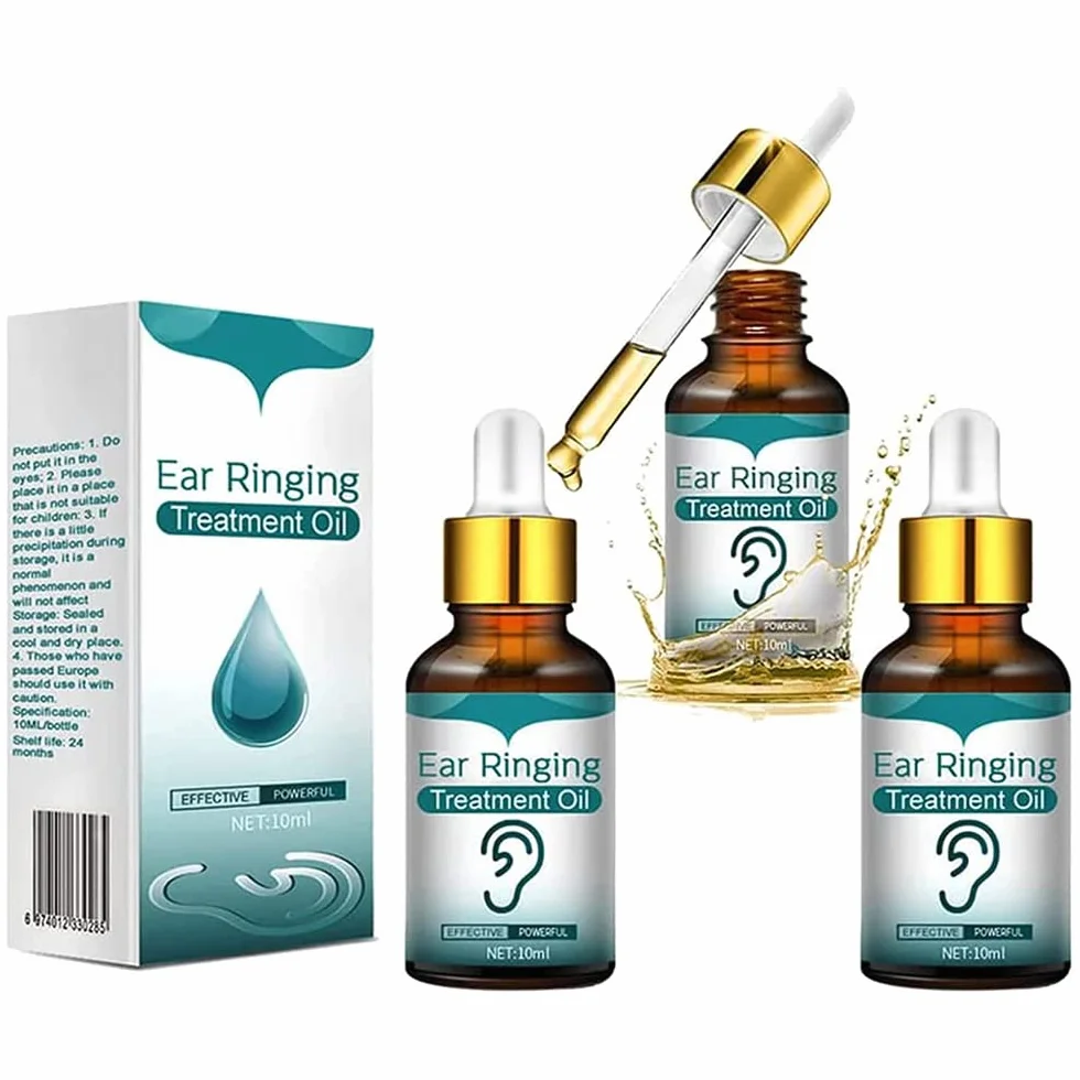 Japanese Ear Ringing Treatment Oil, Ear Remedy Drops, 10ml Organic Ear Oil for Relieves Ear Aches, Noises, Itchy