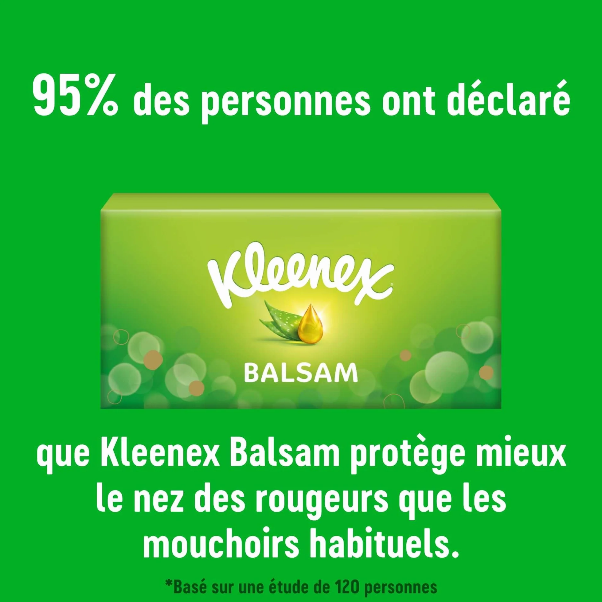 Kleenex Balsam chusteczki higieniczne 4-warstwowe 16 x 12 opakowań po 9 chusteczek opakowanie magazynowe