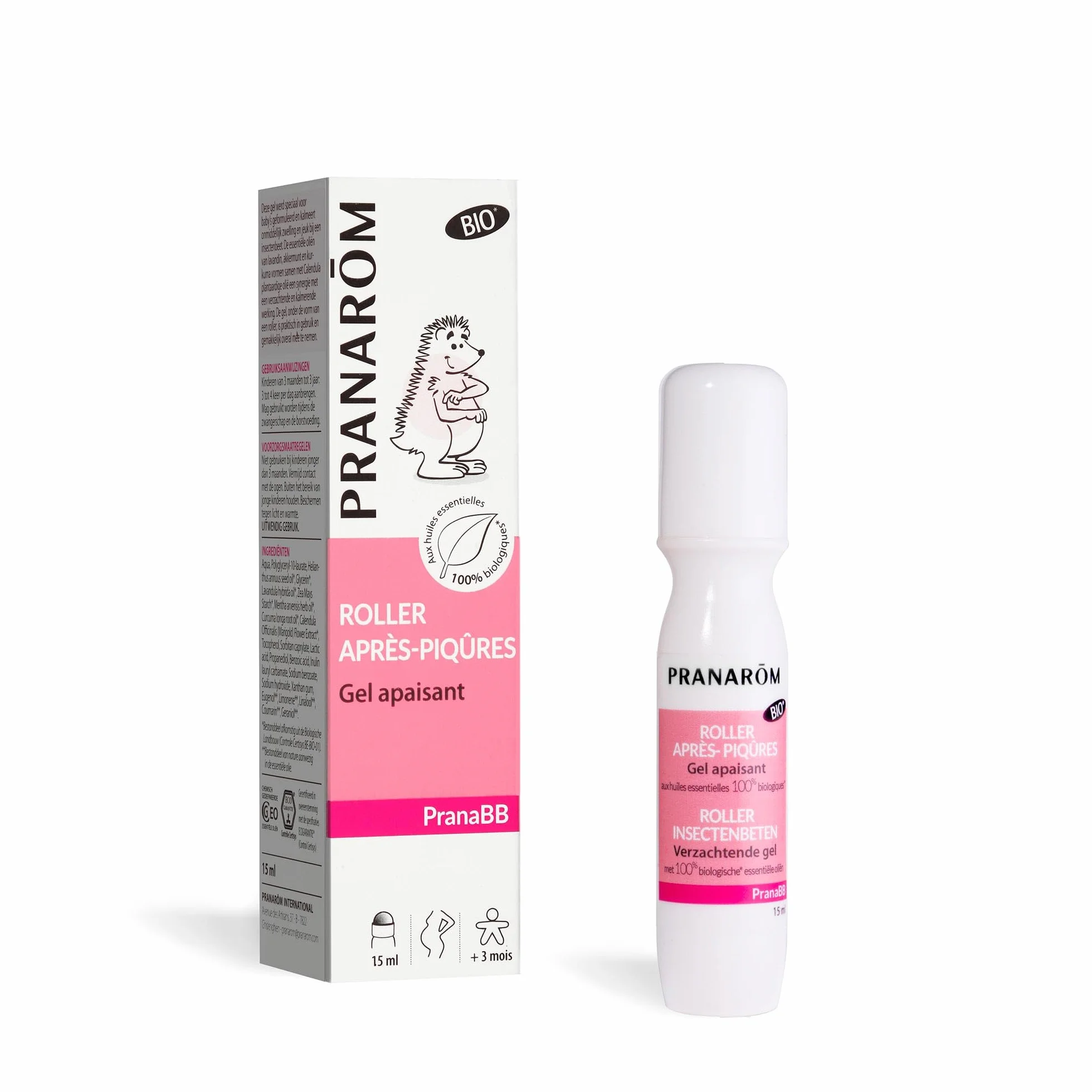 Pranarôm Organiczny Kojący Żel Kojący dla Dzieci i Dzieci Z Organicznymi Olejkami Eterycznymi Pranabb 15 ml