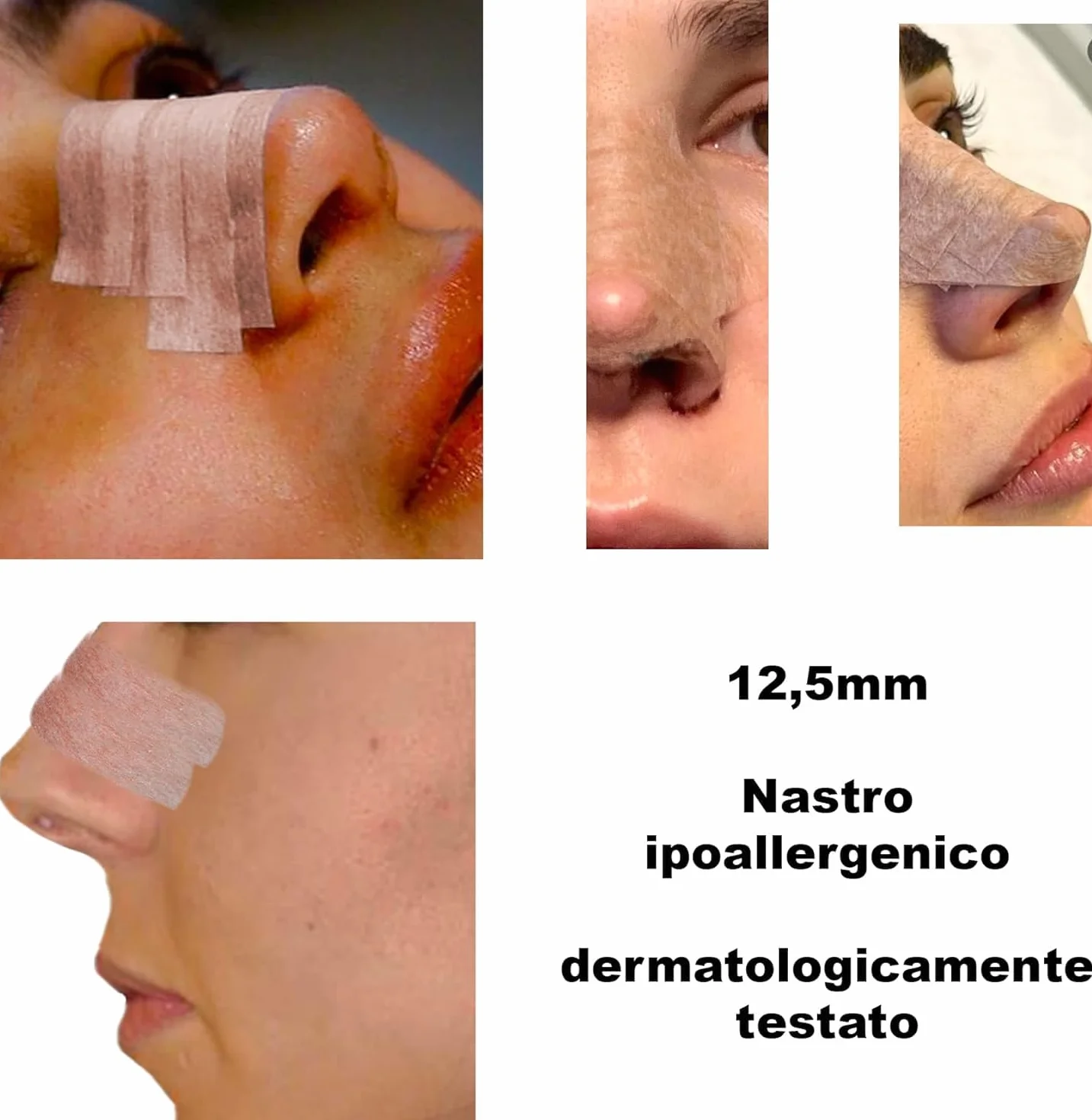 Micropore 1533 Chirurgiczna Taśma Samoprzylepna Mikroporowata Elastyczna Plaster na Nos Rinoplastyka Kolor Cielisty 1.25 cm x 9 m