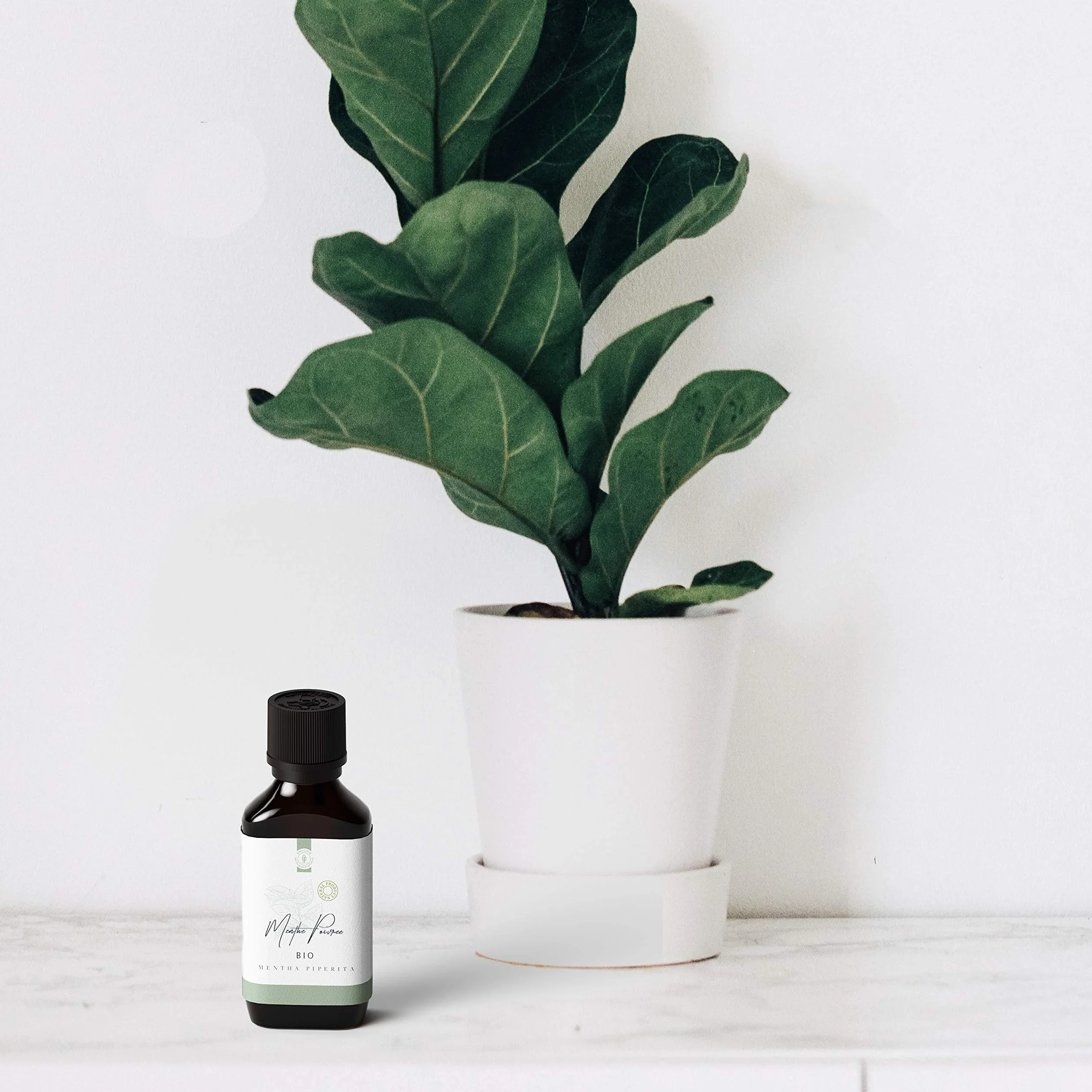 50ml Bio Olejek Miętowy (Mentha Piperita) - 100% Czysty, Naturalny i Ekologiczny - Jadalny Olejek Miętowy - Świeży, Orzeźwiający i Klarowny - Organic Peppermint Oil