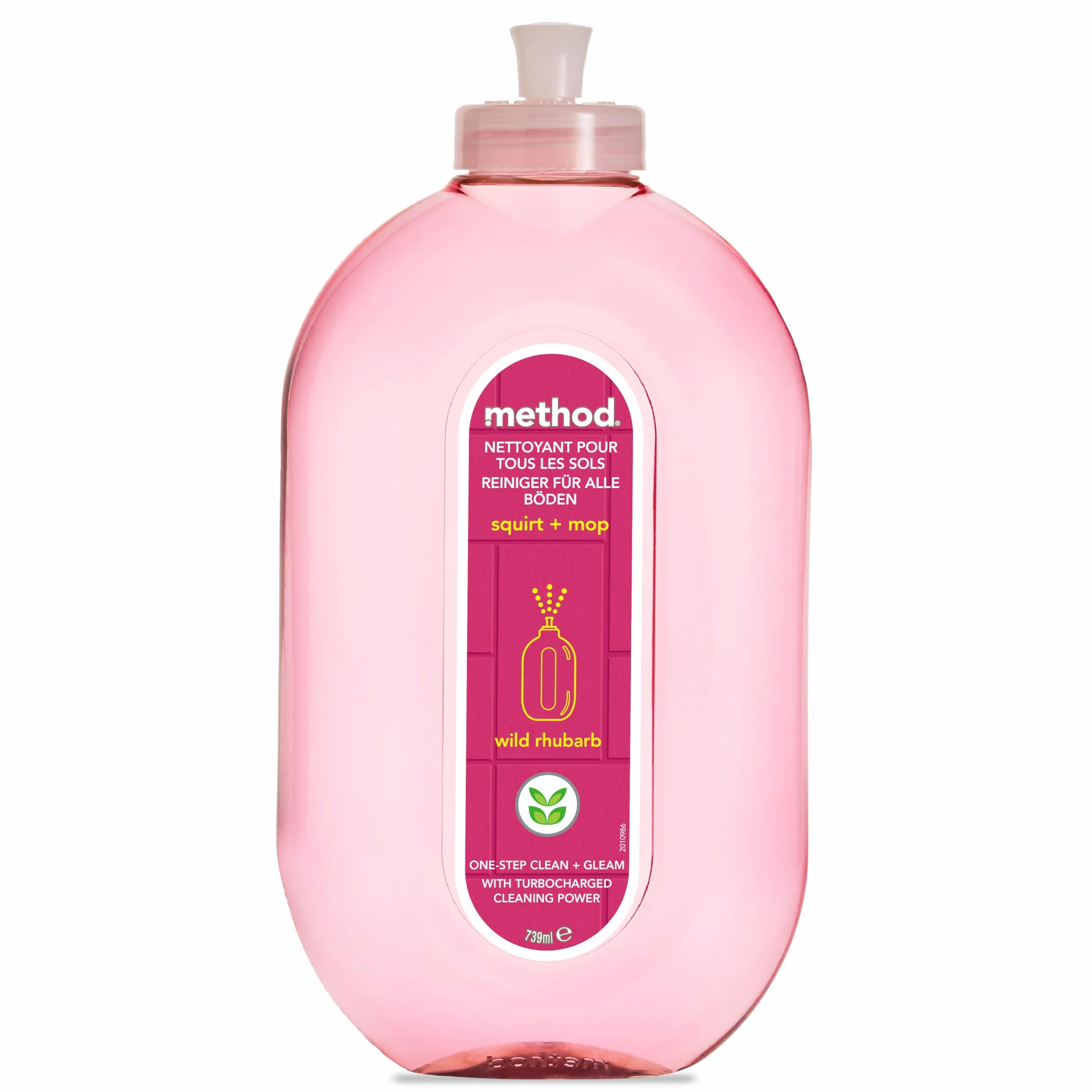method Środek do czyszczenia podłóg o zapachu rabarbaru, środek czyszczący do podłóg, 739 ml, opakowanie 1 szt.