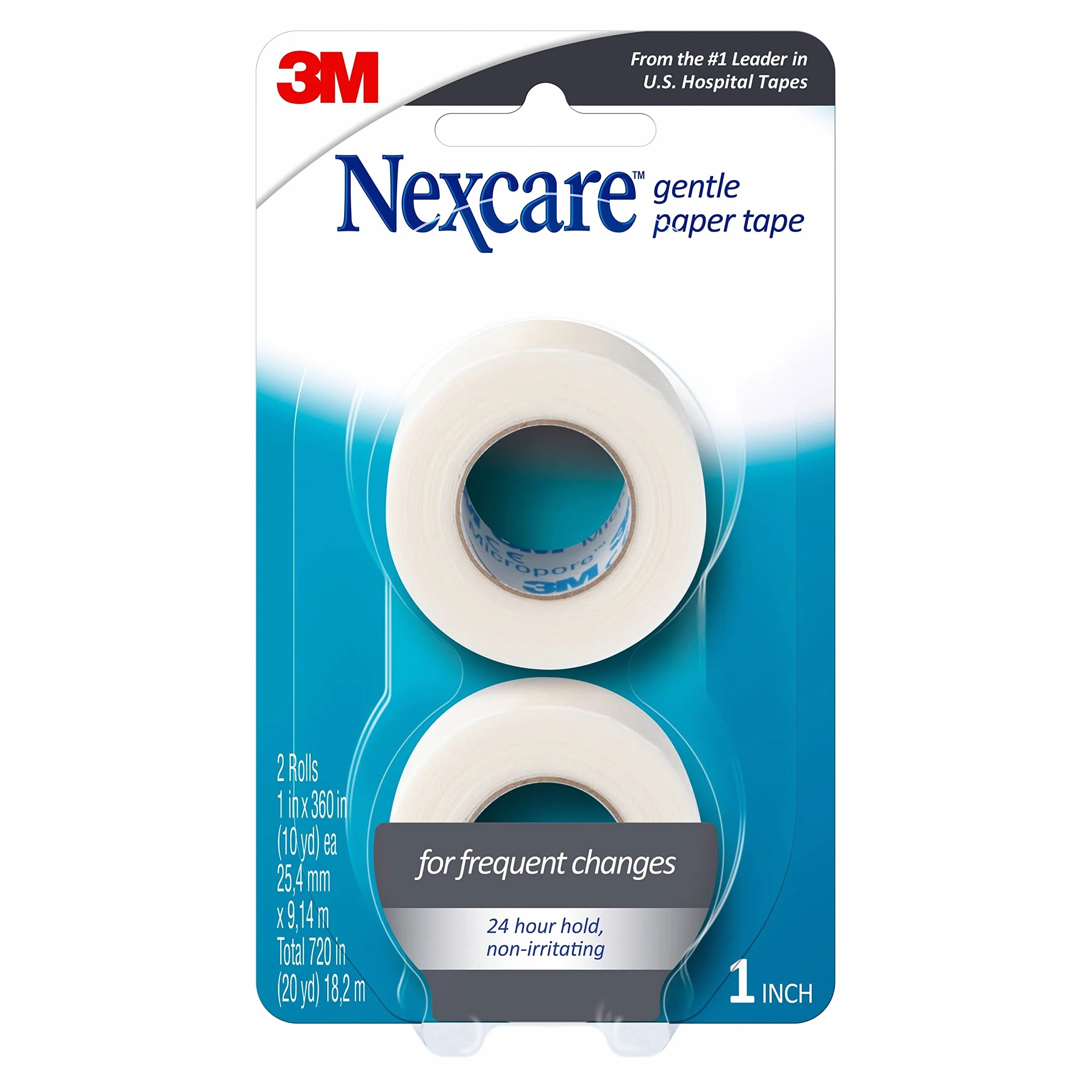 Nexcare Pierwsza pomoc 3M delikatna taśma papierowa 2 rolki
