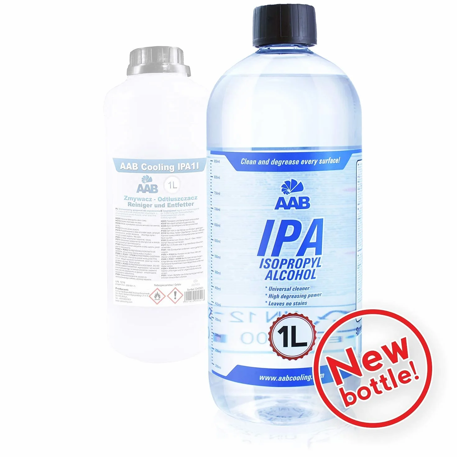 AABCOOLING IPA 1L Alkohol Izopropylowy 99,7% Środek Czyszczący Odtłuszczacz