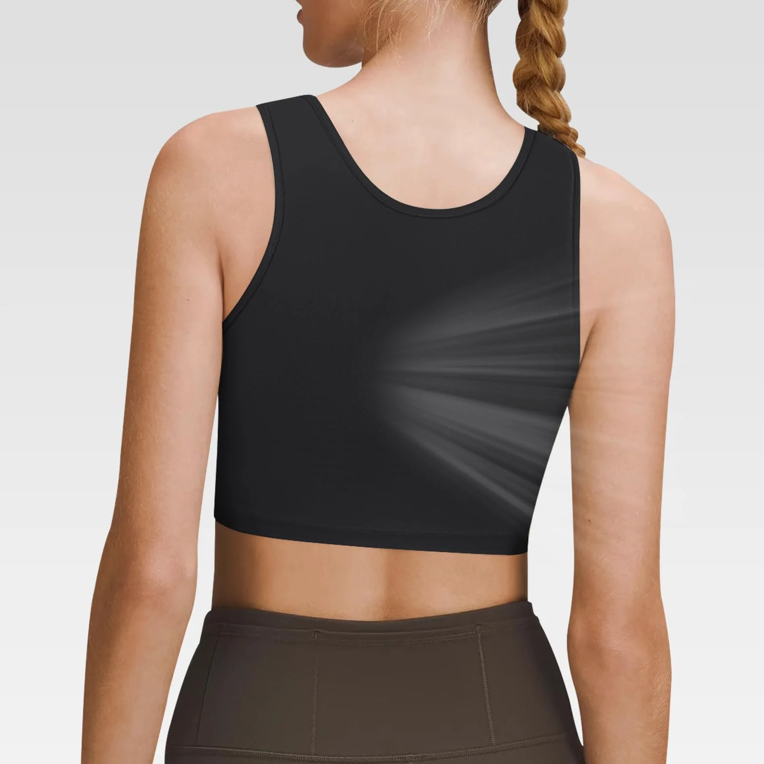 Transgender Binder FTM Zip Up oddychająca opaska na klatkę piersiową