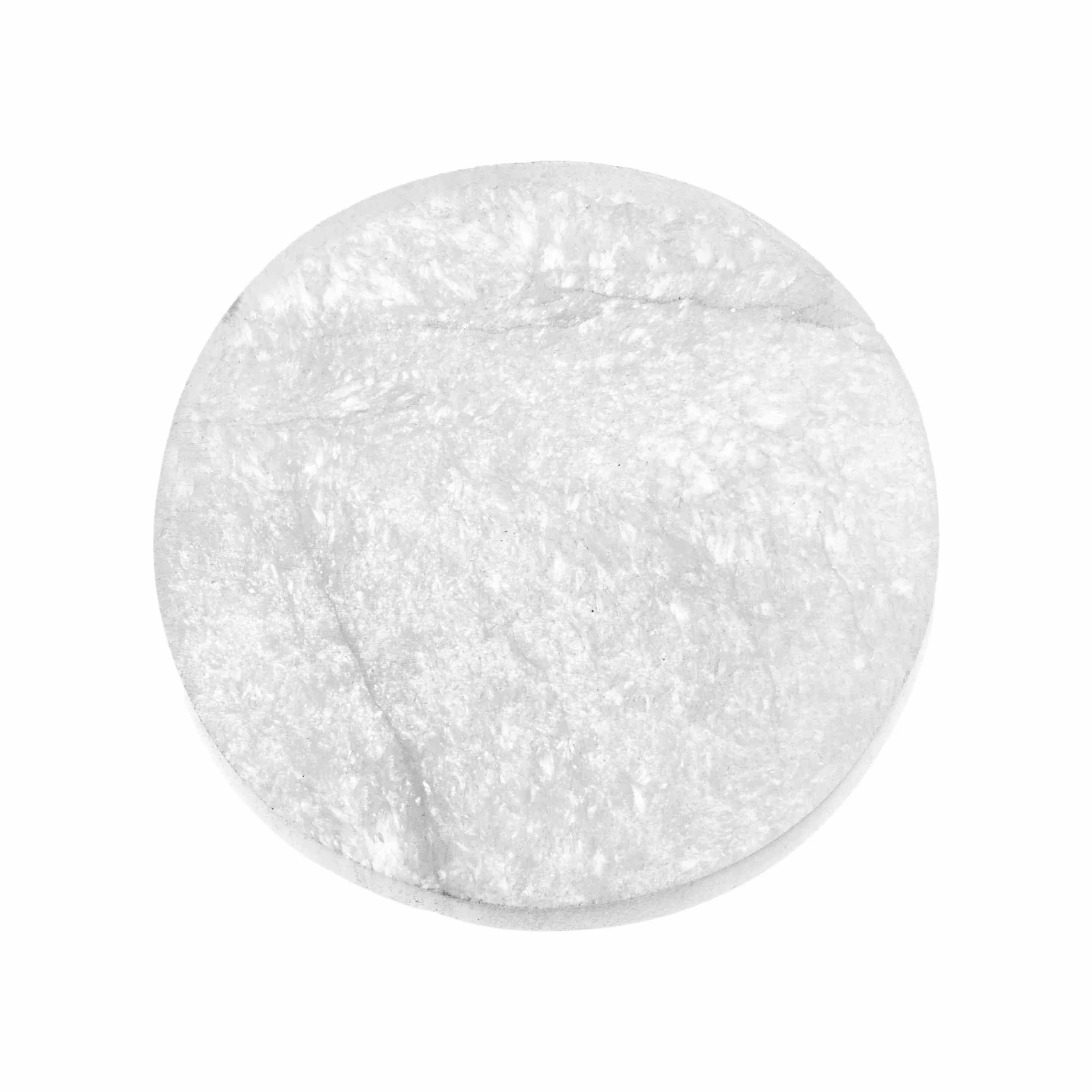 NKlaus Selenit okrągła płyta 10 x 1,5 cm – okrągła płyta selenitowa do medytacji, pracy energetycznej i przestrzeni duchowych, idealna do kamieni leczniczych i biżuterii, ręcznie wykonana