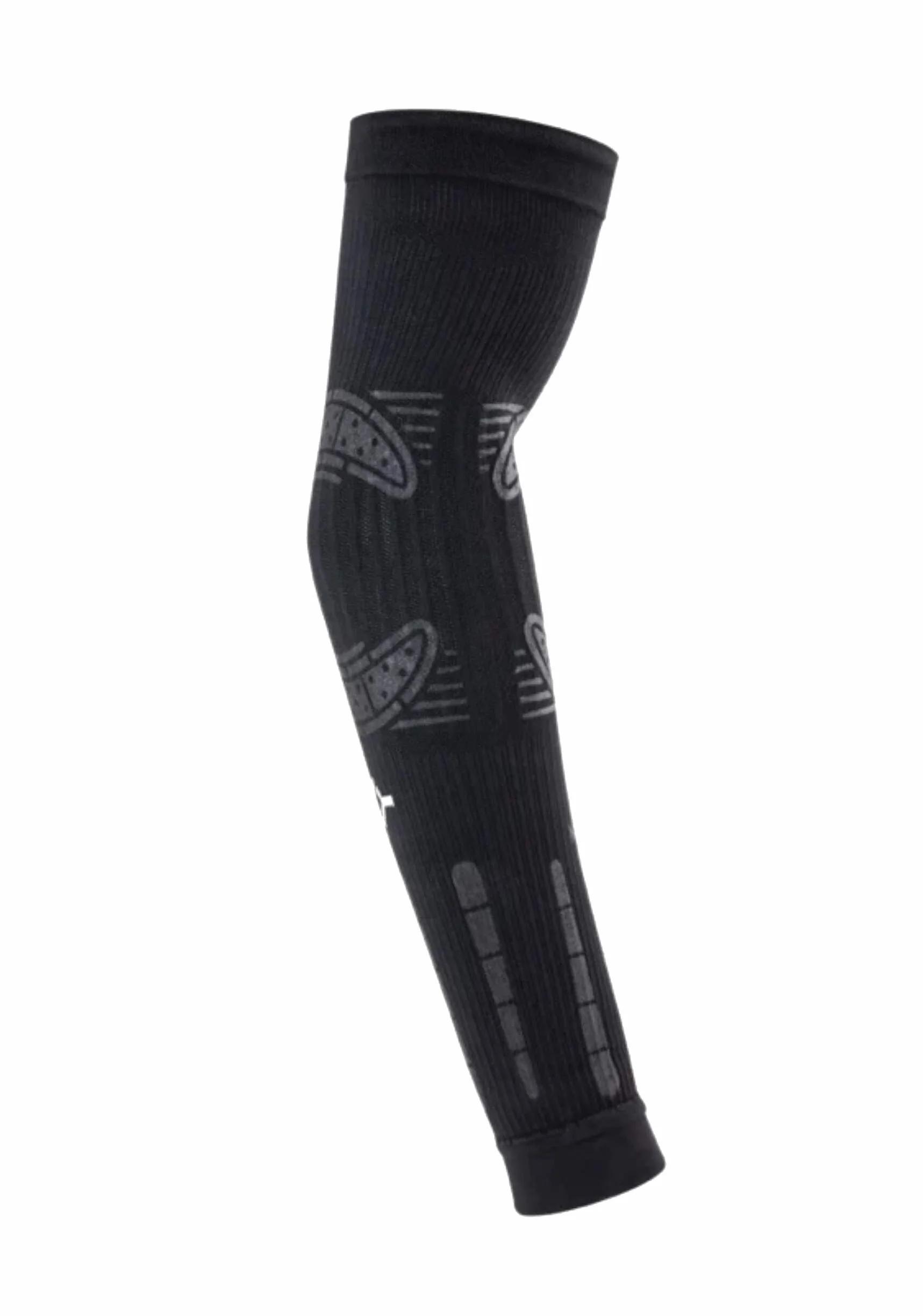 FLOKY biomechaniczny rękaw sportowy kompresyjny 2 sztuki czarne L/XL