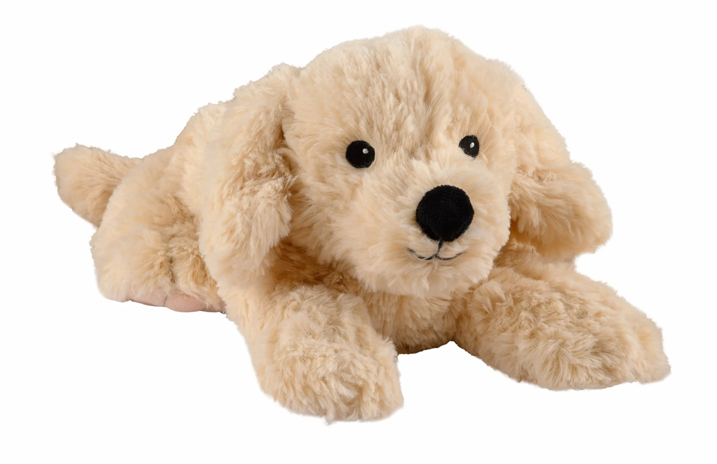 Warmies® poduszka rozgrzewająca/maskotka ''Golden Retriever'' z wyjmowanym wypełnieniem z prosa i lawendy 35cm 750g, beżowa (ekskluzywny design Warmies dla Greenlife Value)