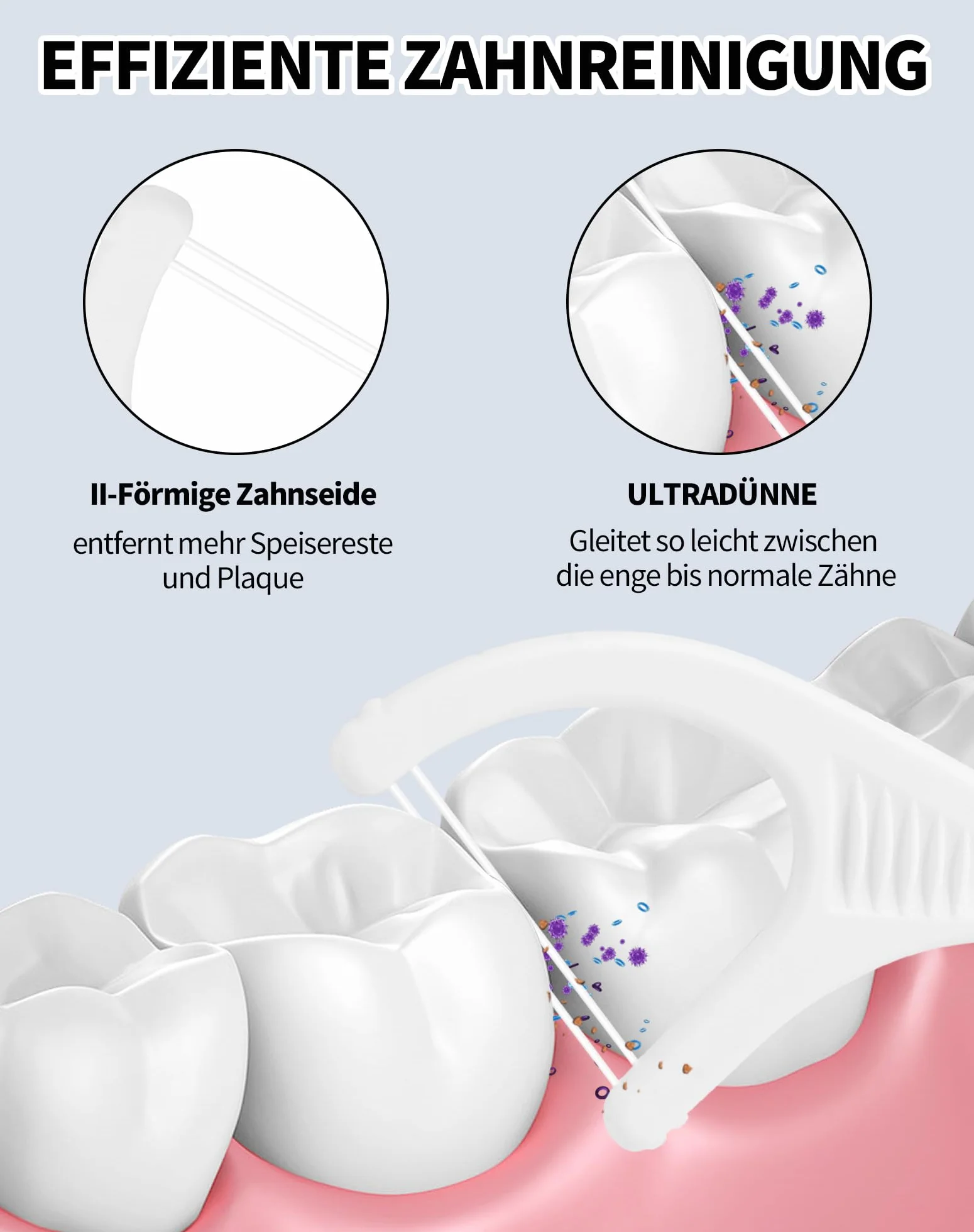 LAOYE Podwójna nić dentystyczna