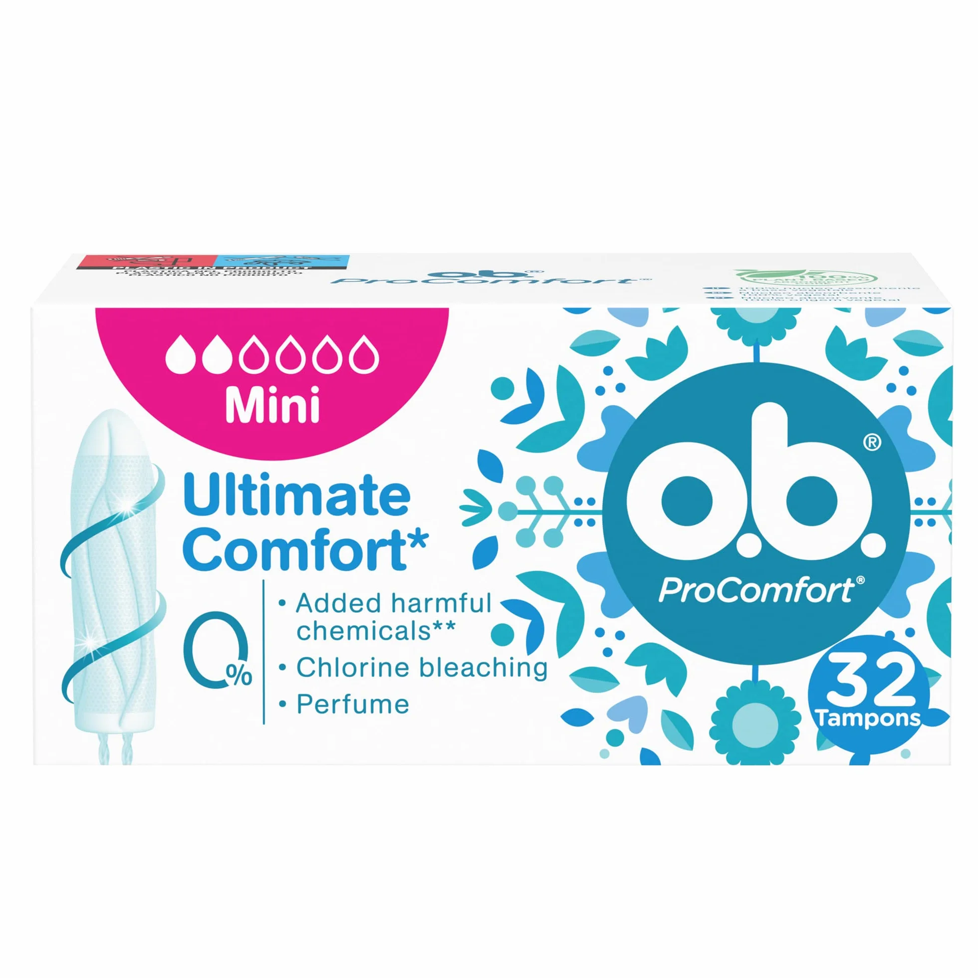 o.b. ProComfort mini tampony, 1 x 32 sztuki