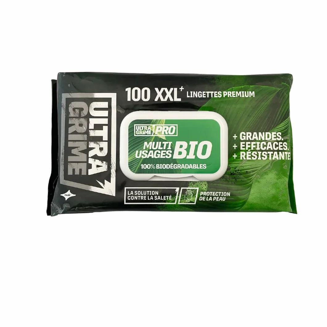 UltraGrime Pro Chusteczki Przemysłowe 100 szt XXL 38x25 cm