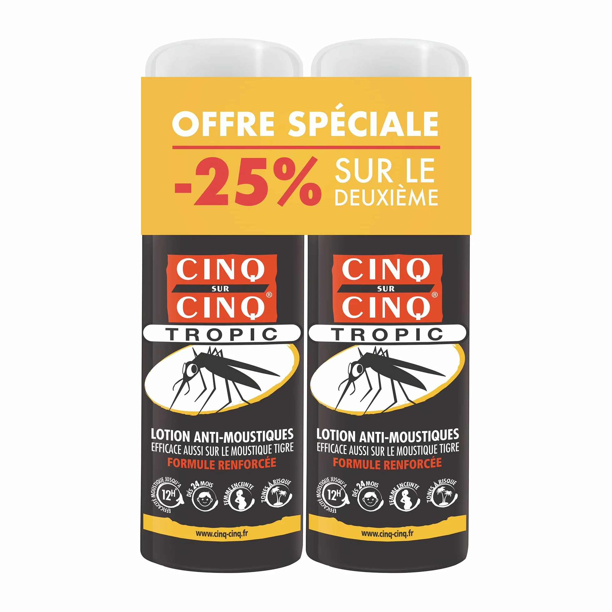 Cinq sur Cinq Tropic Balsam przeciw komarom 2 x 75 ml