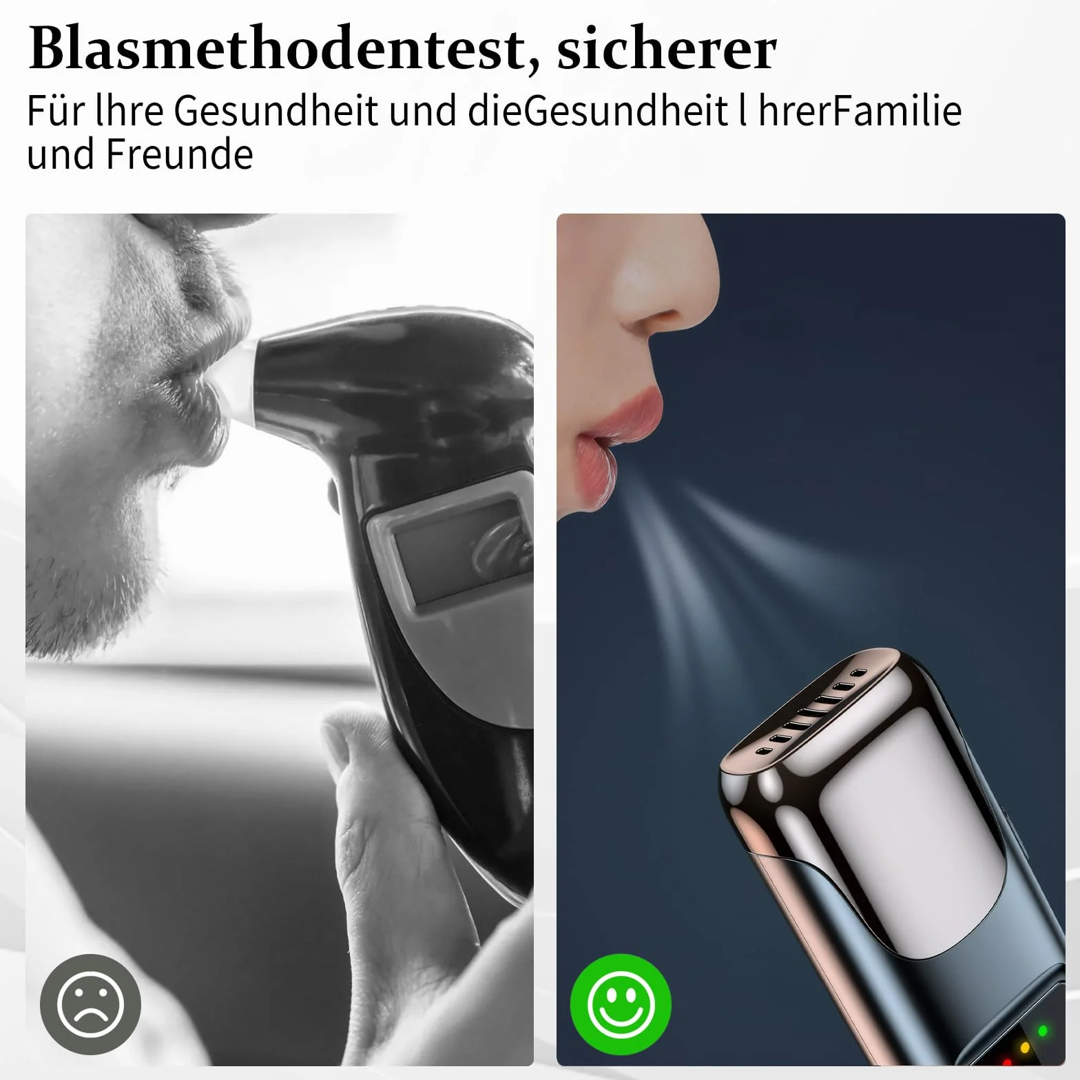 Alkomatomierz, alkomat policyjny, wyświetlacz LCD, akumulator, licznik alkoholu, przenośny, niepotrzebny dla osób i profesjonalistów