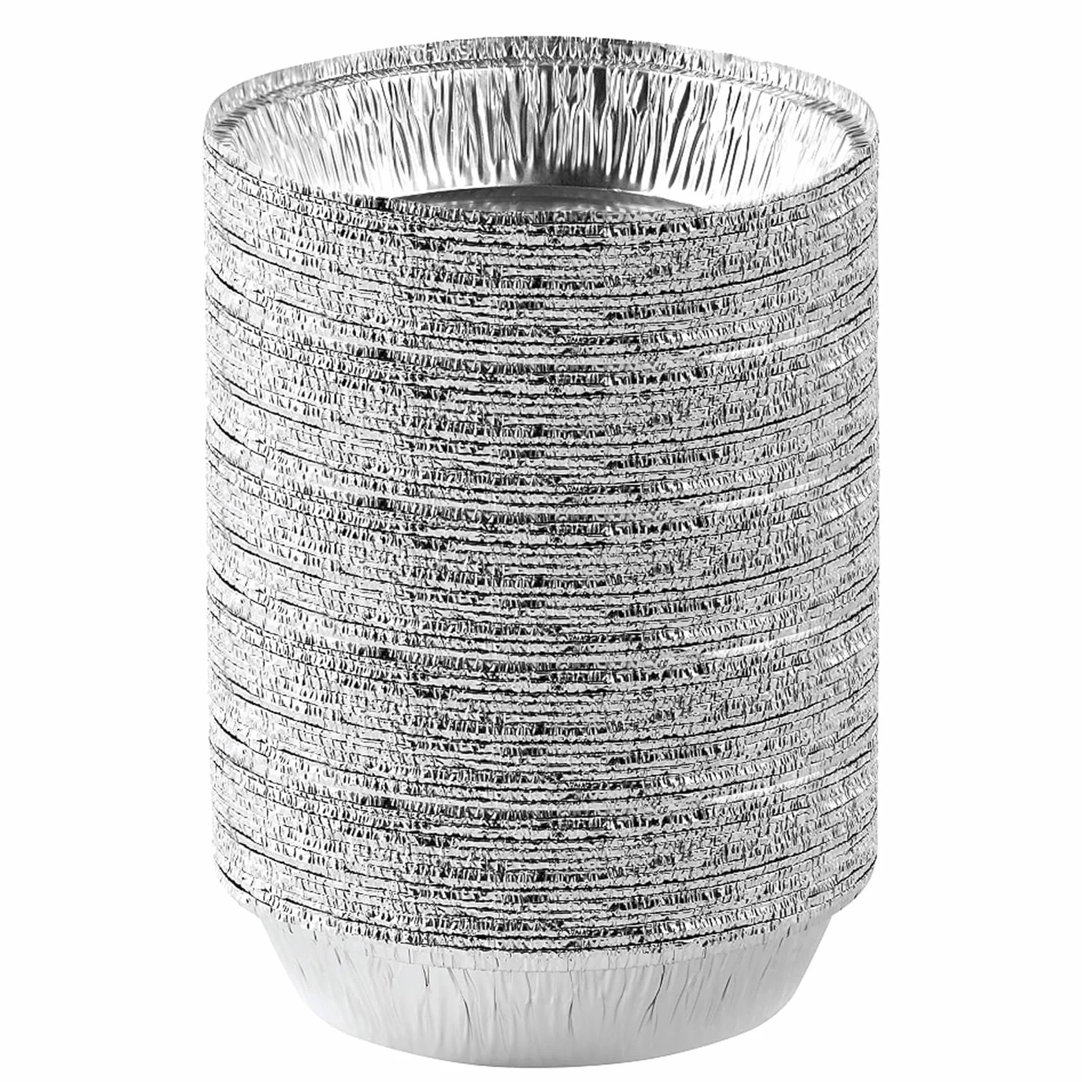Aluminiowe miski okrągłe 7 cali 50 sztuk jednorazowe do gotowania