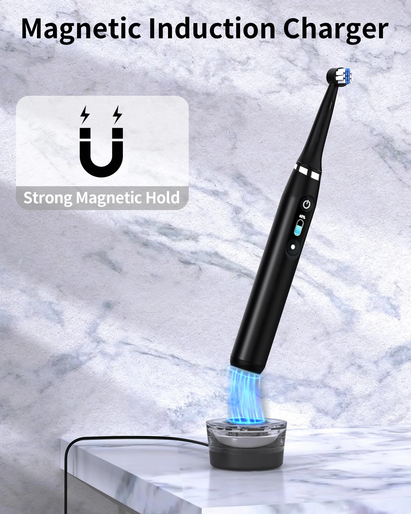 Philips Sonicare 9000 Elektryczna ładowarka do szczoteczek do zębów HX9914 HX9911 HX9992 Czarna