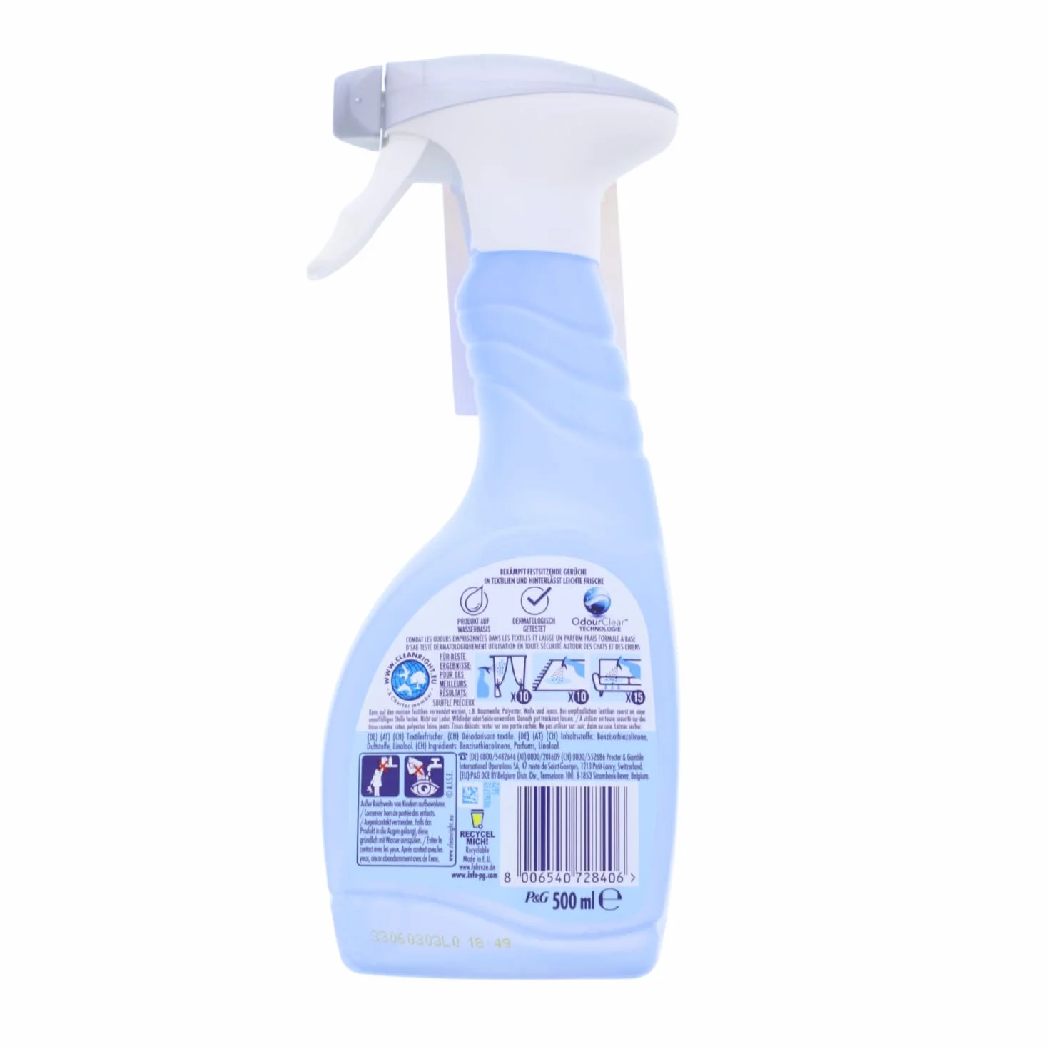 2 x Febreze odświeżacz do tekstyliów po 500 ml Lenor Golden Orchidea usuwa zapachy