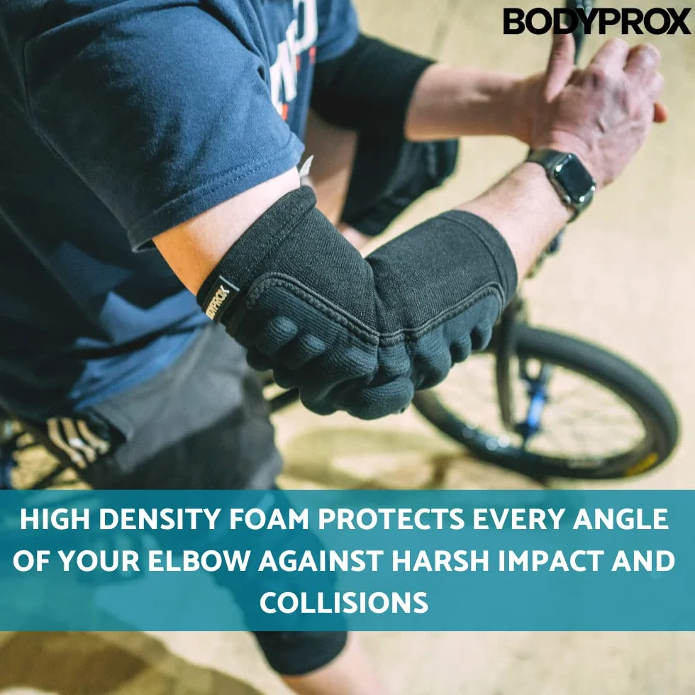Bodyprox Ochraniacze łokci 1 para, rękaw ochronny łokci (L)