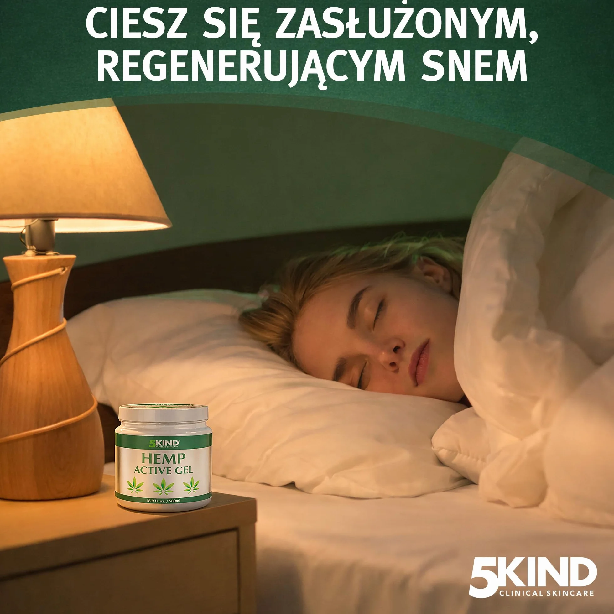 Aktywny żel konopny do mięśni i stawów 500 ml – uspokajająca formuła z olejkiem konopi