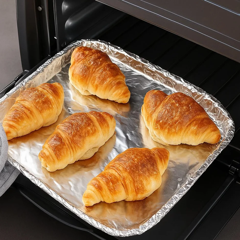 Folia aluminiowa do produktów spożywczych 75m x 290 mm – bardzo mocna – w pudełku dozującym z krawędzią tnącą