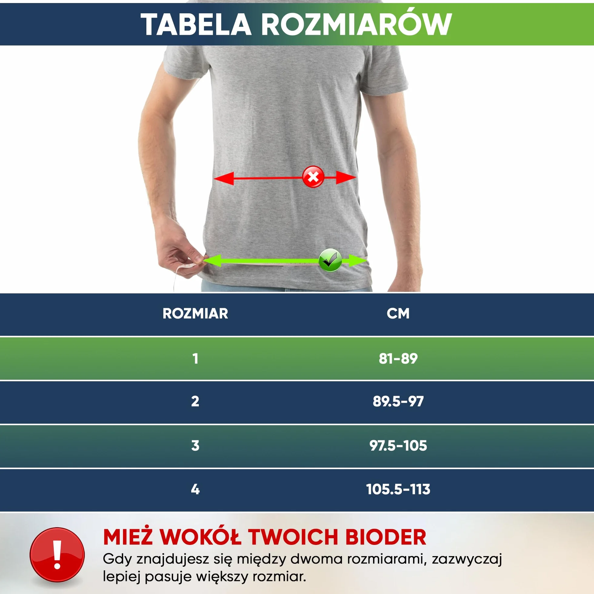 Pas podtrzymujący pachwiny na przepuklinę pachwinową Rozmiar 2