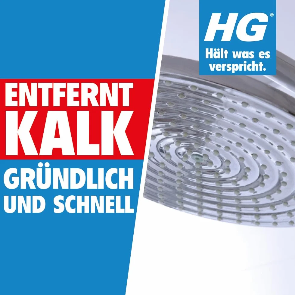 HG Wapiany w sprayu (1 x 500 ml) – to pianka zapobiegająca osadzaniu się kamienia, do łatwego i skutecznego usuwania kamienia wapiennego