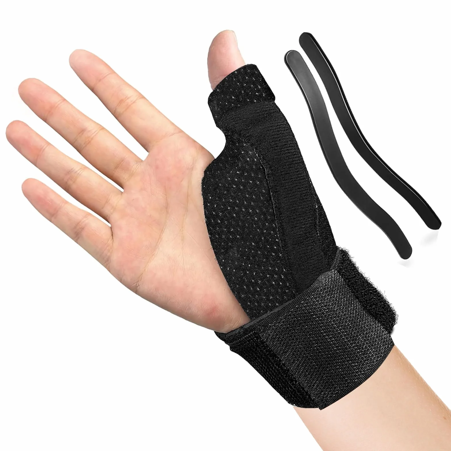 Lewy i prawy stabilizator kciuka, oddychający stabilizator kciuka, odwracalny uchwyt na kciuk, na zapalenie stawów i ścięgien, zniekształcenia, stabilny stabilizator palca lekki, oddychający