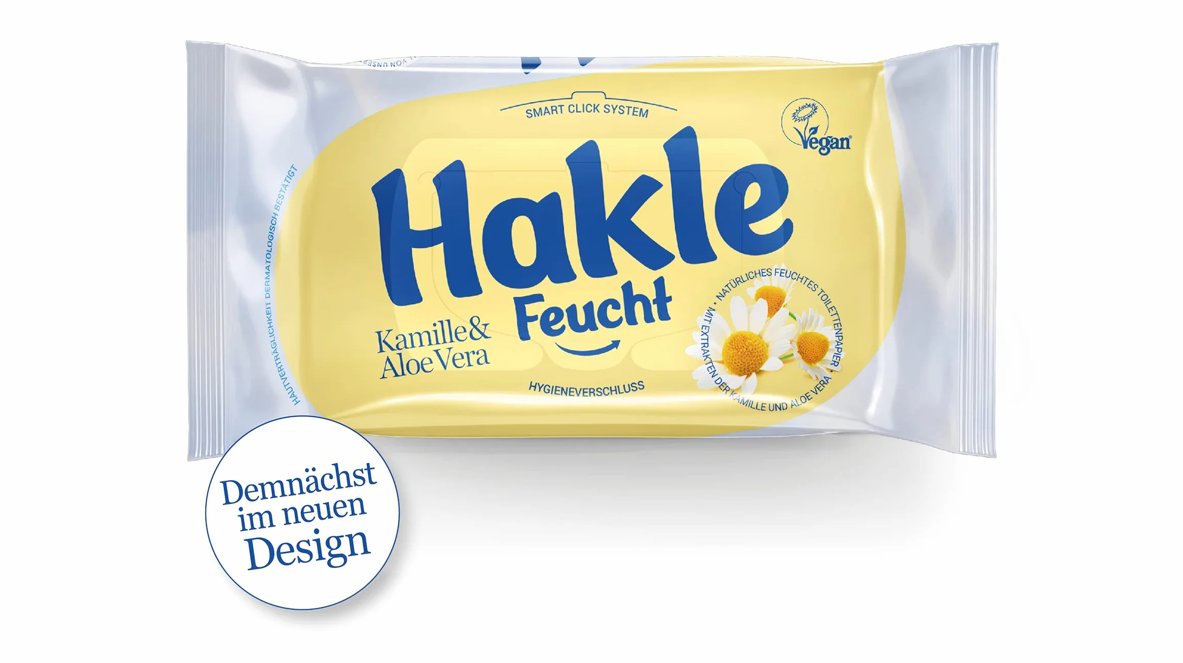 Hakle Wilgotny papier toaletowy rumianek i aloes 12 opakowań
