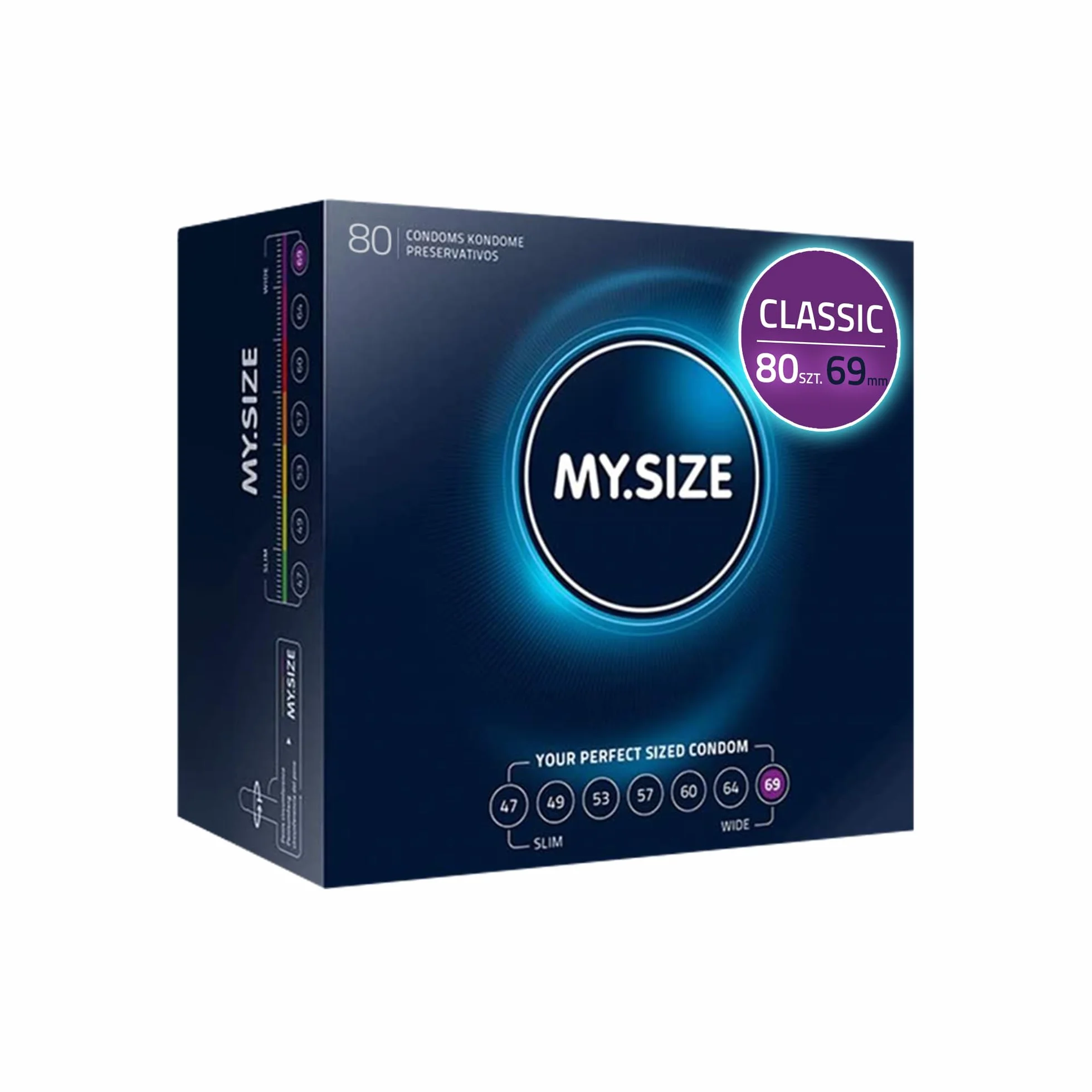 Prezerwatywy My.Size rozmiar 4, 69 mm, 80 sztuk