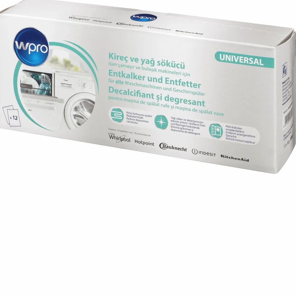 Wpro DES124 3 w 1 odkamieniacz do pralek i zmywarek