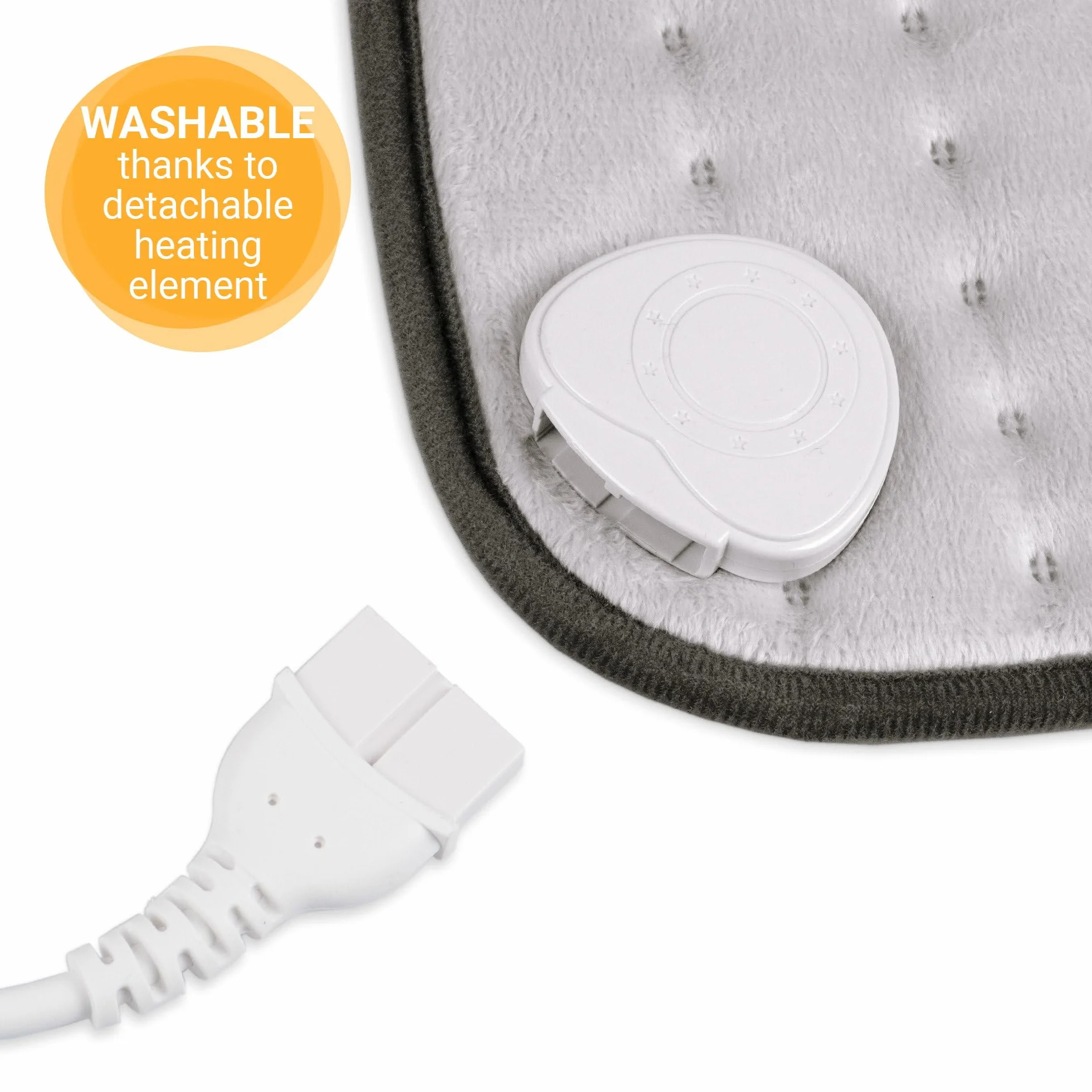 Medisana HP 650 XL poduszka grzewcza, 45 x 35 cm, poduszka grzewcza na plecy z 4 ustawieniami temperatury, poduszka grzewcza z zabezpieczeniem przed przegrzaniem, automatyczne wyłączanie, zmywalna
