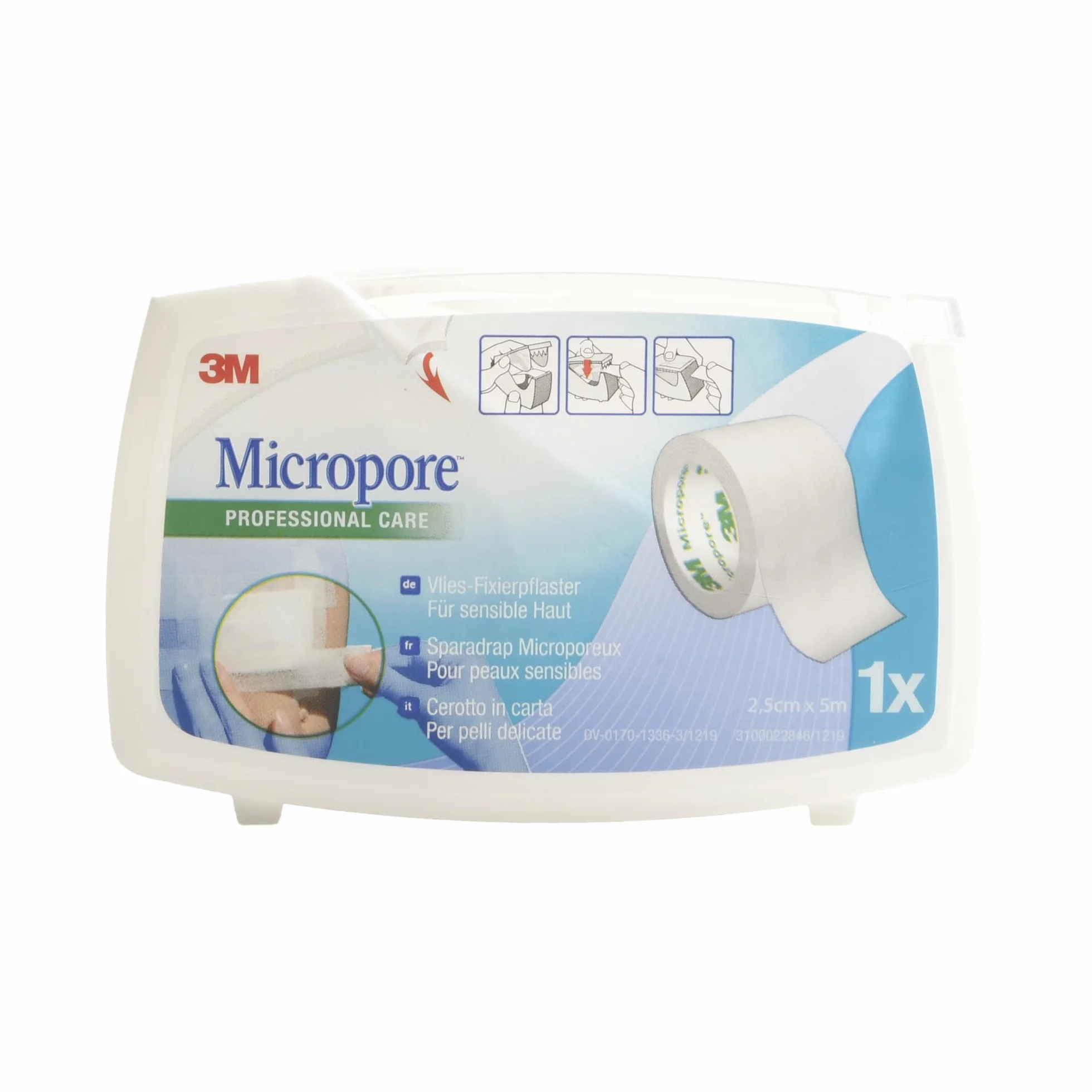 3M Micropore Plaster Opatrunkowy Biały 2,5 x 5 m