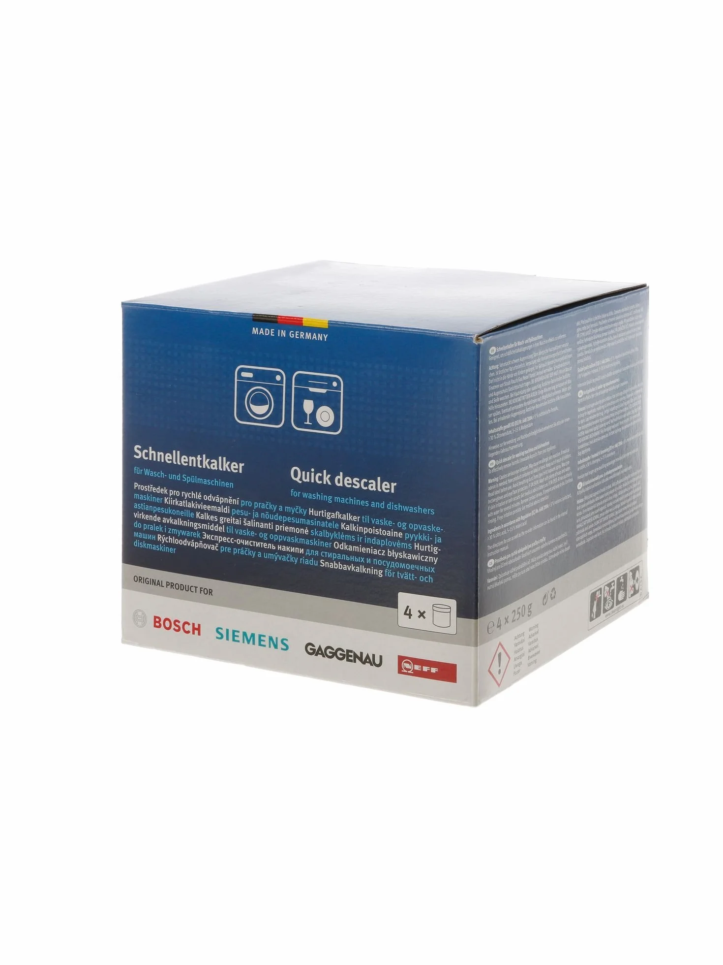 Odkamieniacz do pralek i zmywarek Bosch Siemens Neff Gaggenau 00311923 (4x)