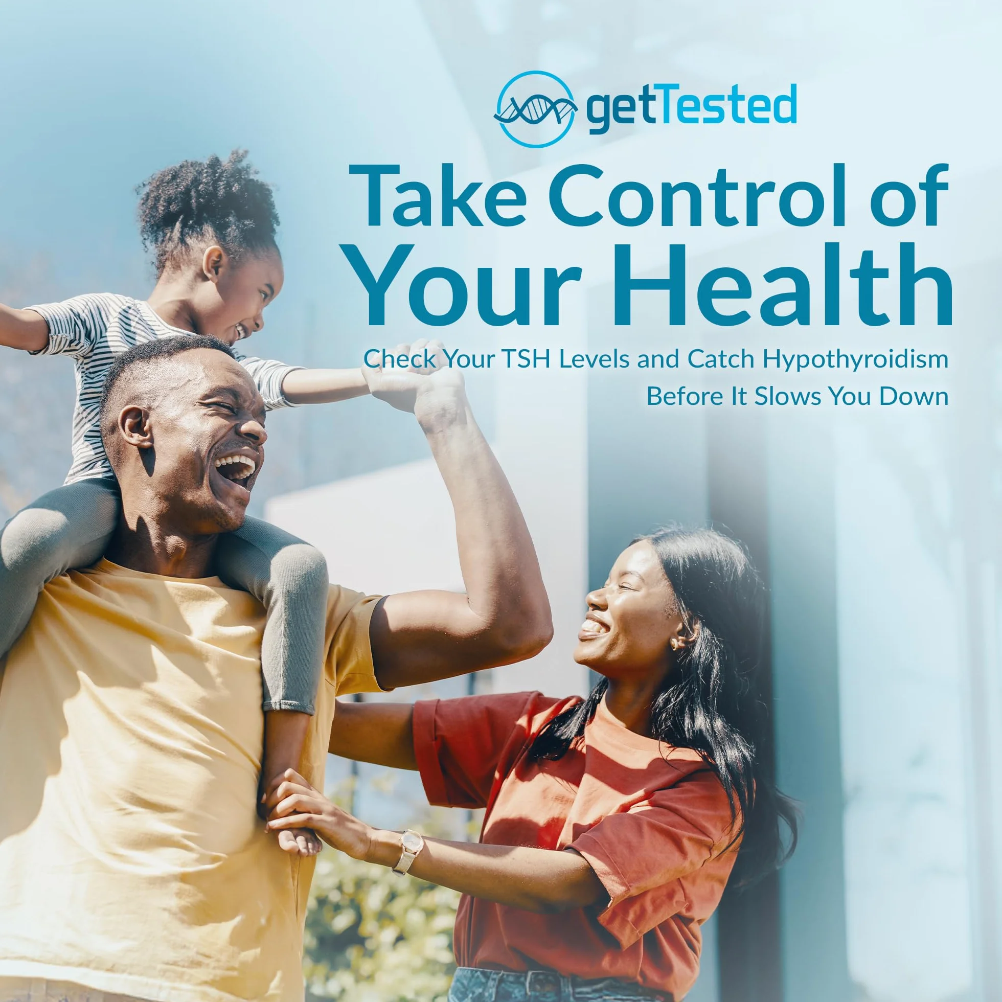 GetTested at Home Test TSH tarczycy 1 test mierzy poziom hormonu stymulującego tarczycę we krwi