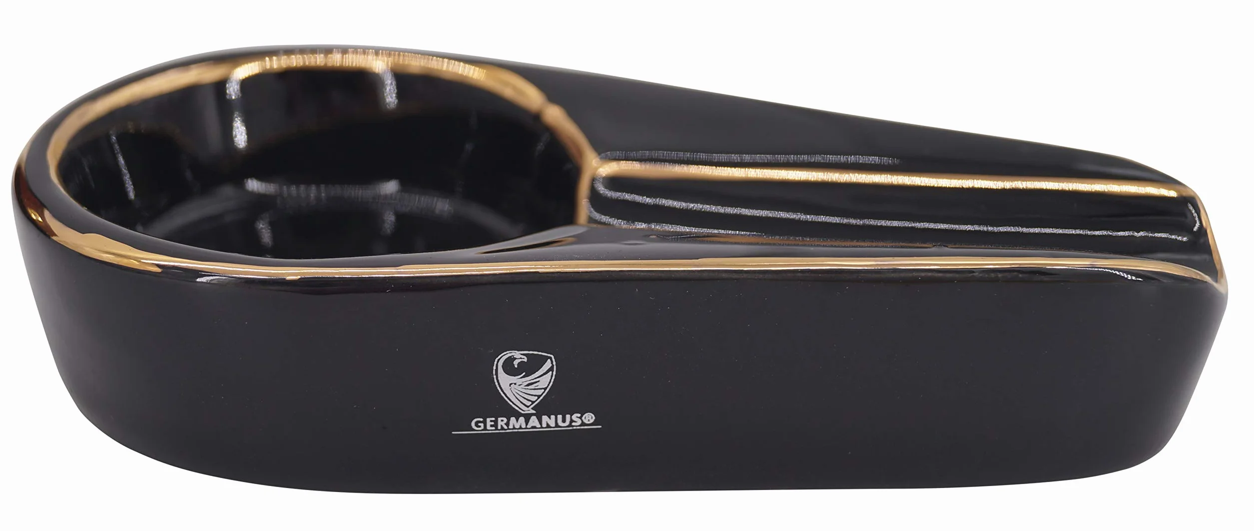 GERMANUS Humidor con Higrómetro, Cenicero de Puros y Cúter