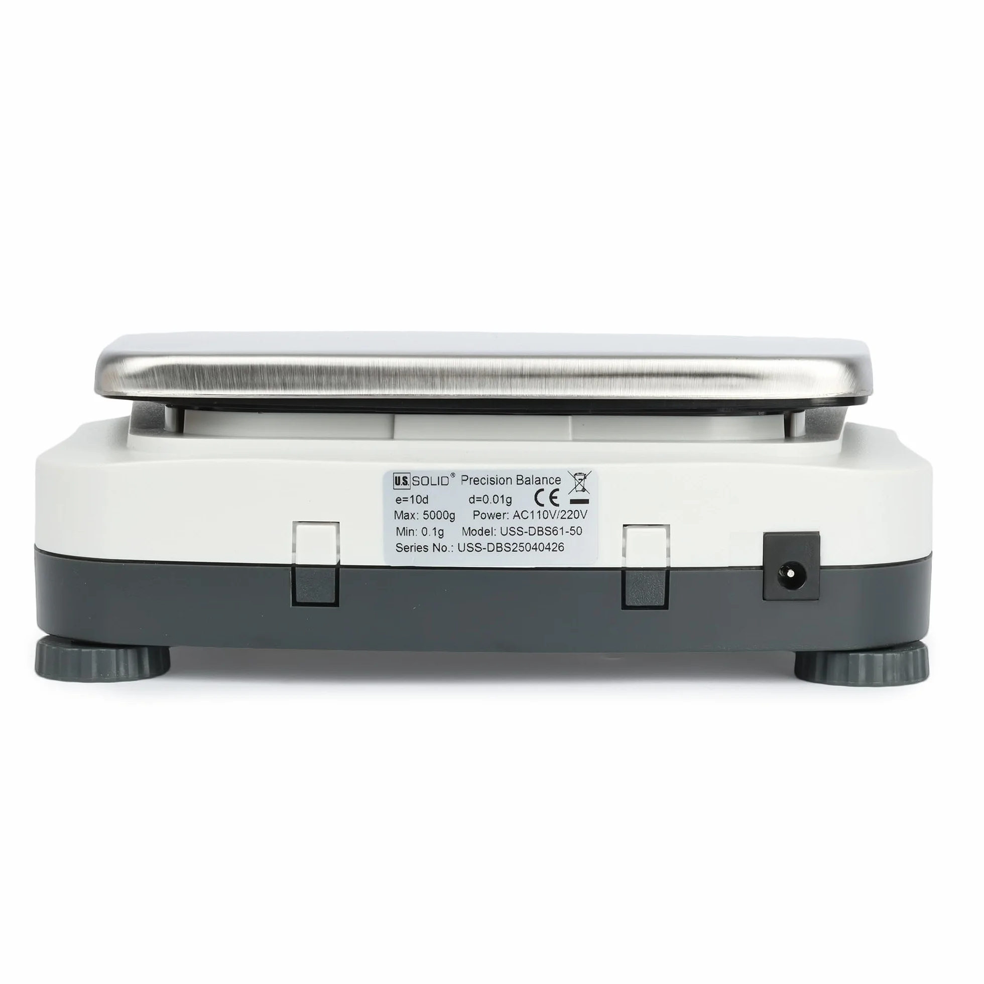 U.S. Solid Waga precyzyjna, waga laboratoryjna, 5000 g x 0,01 g, interfejs RS232, AC 100V-240V