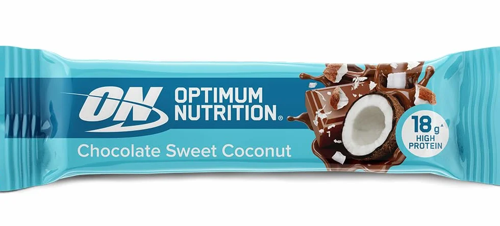 Optimum Nutrition Coconut Protein Bar 12x59g Chocolate Sweet Coconut